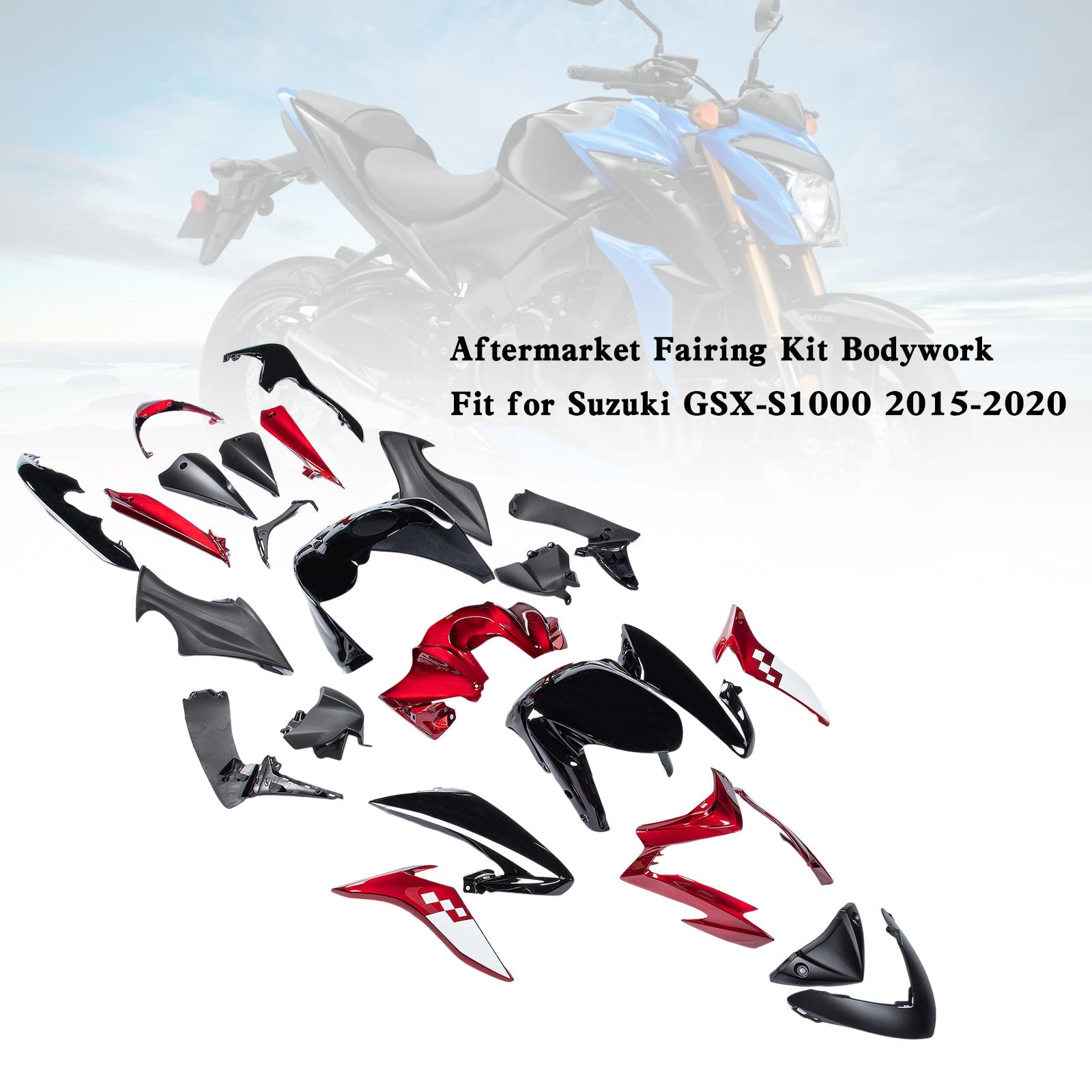 Suzuki GSX-S 1000 2015-2020 Plastic Bodywork Fairing Kit