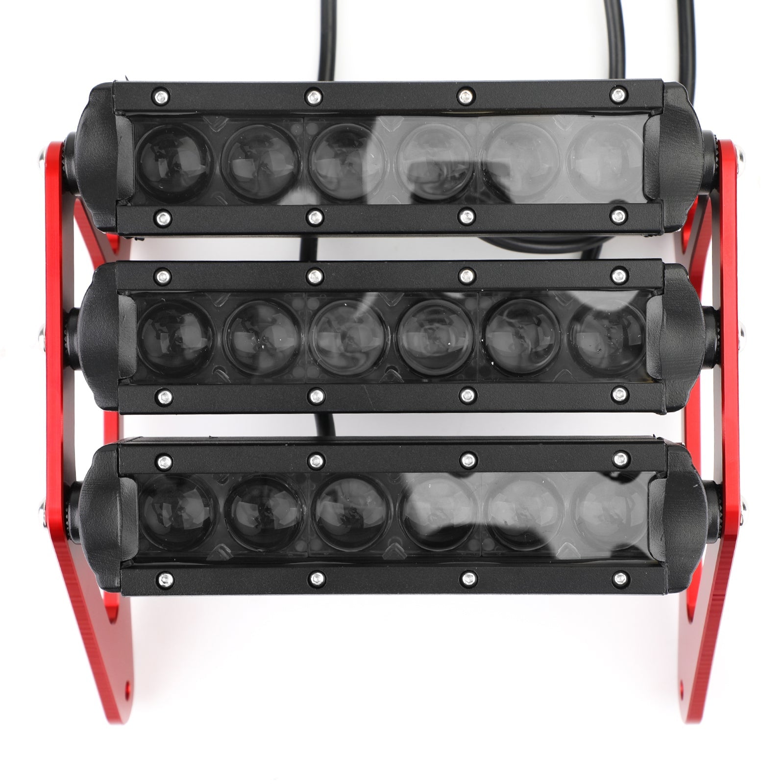 혼다 그롬 125 MSX SF 13-19 RE 제네릭에 맞는 3열 LED 오토바이 헤드라이트 화이트 라이트