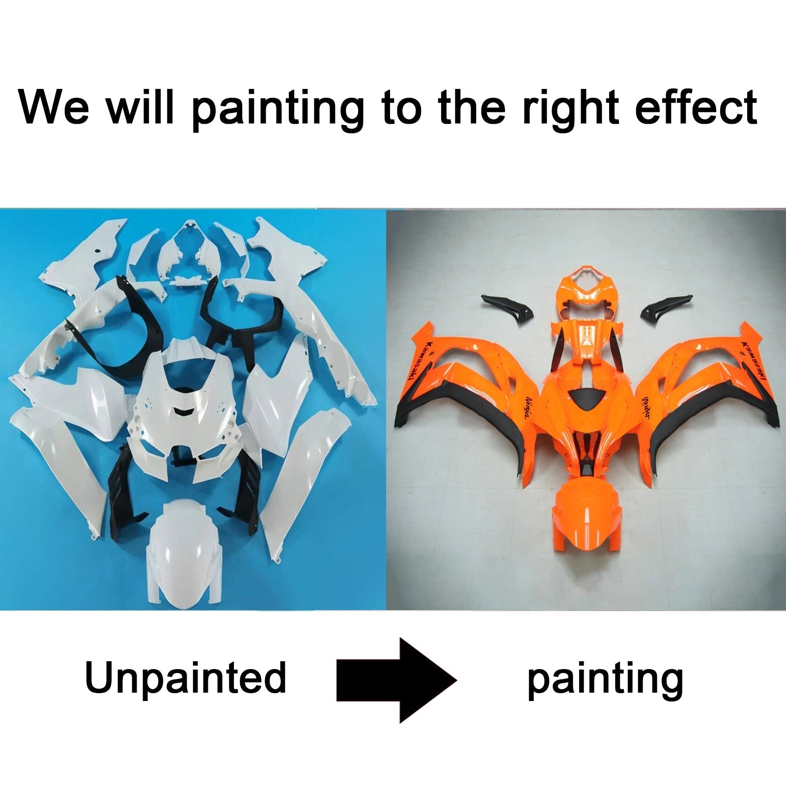 Kawasaki ZX-10R ZX-10RR 2021-2025 Fairing Kit Bodywork ABS