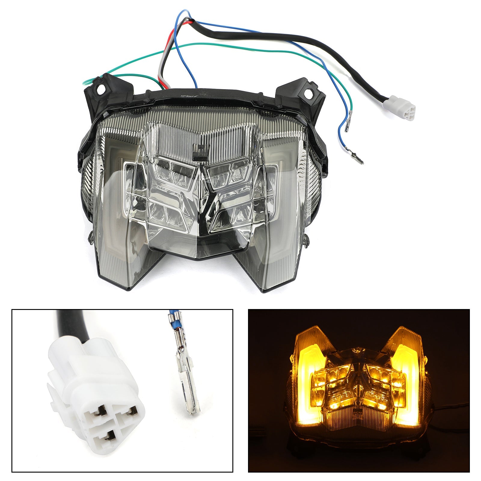 LED Rear Brake Turn Signals Taillight for YAMAHA MT-09 FZ-09 2017-2019 Generic