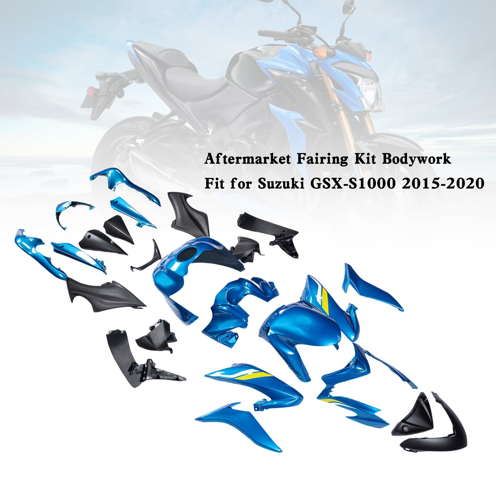 Suzuki GSX-S 1000 2015-2020 Plastic Bodywork Fairing Kit