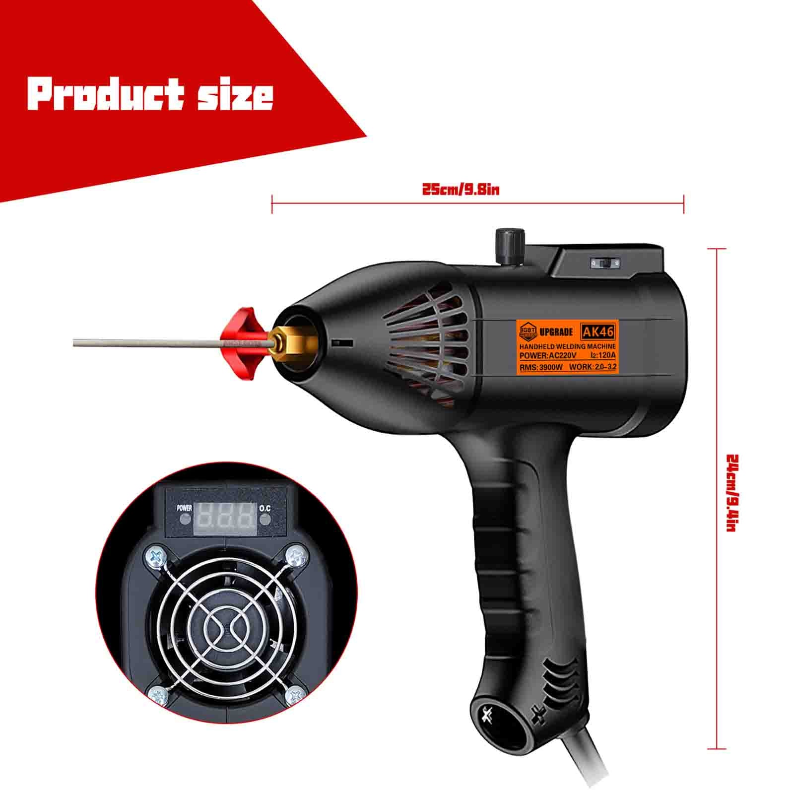 Handheld Arc Welding Machine Automatic Digital Current Adjustment Welder 110V