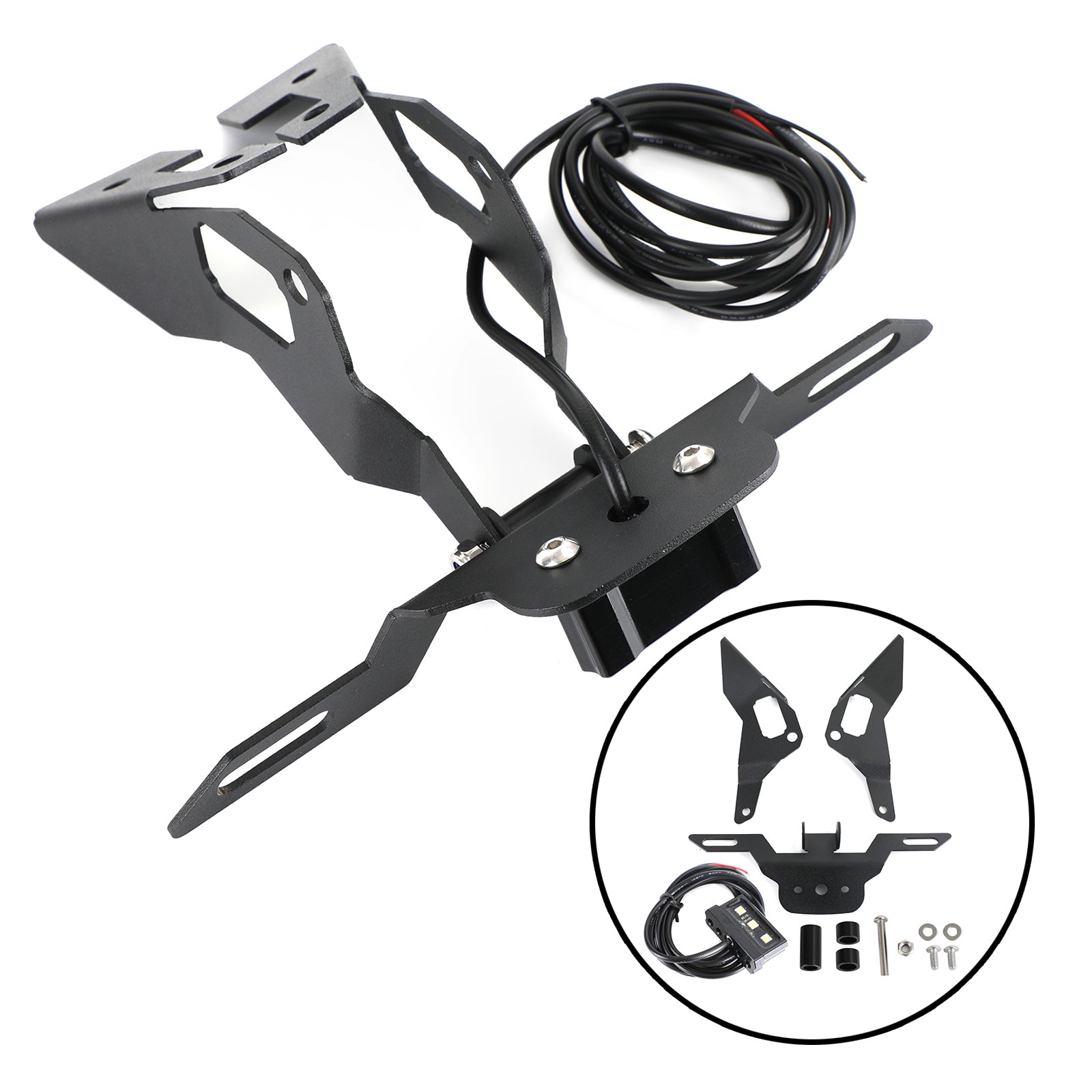 License Plate Holder Frame Bracket fit for Kawasaki Ninja400 Z400 2018-2020 Generic