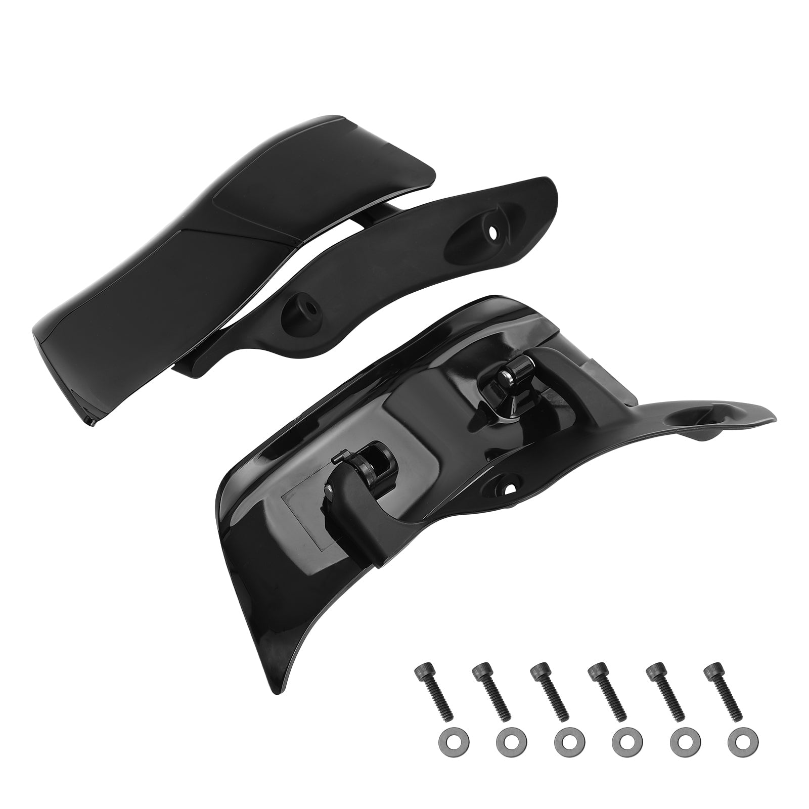 Adjustable Upper Fairing Side Wind Air Deflector For Road Glide 2015-2020 Generic