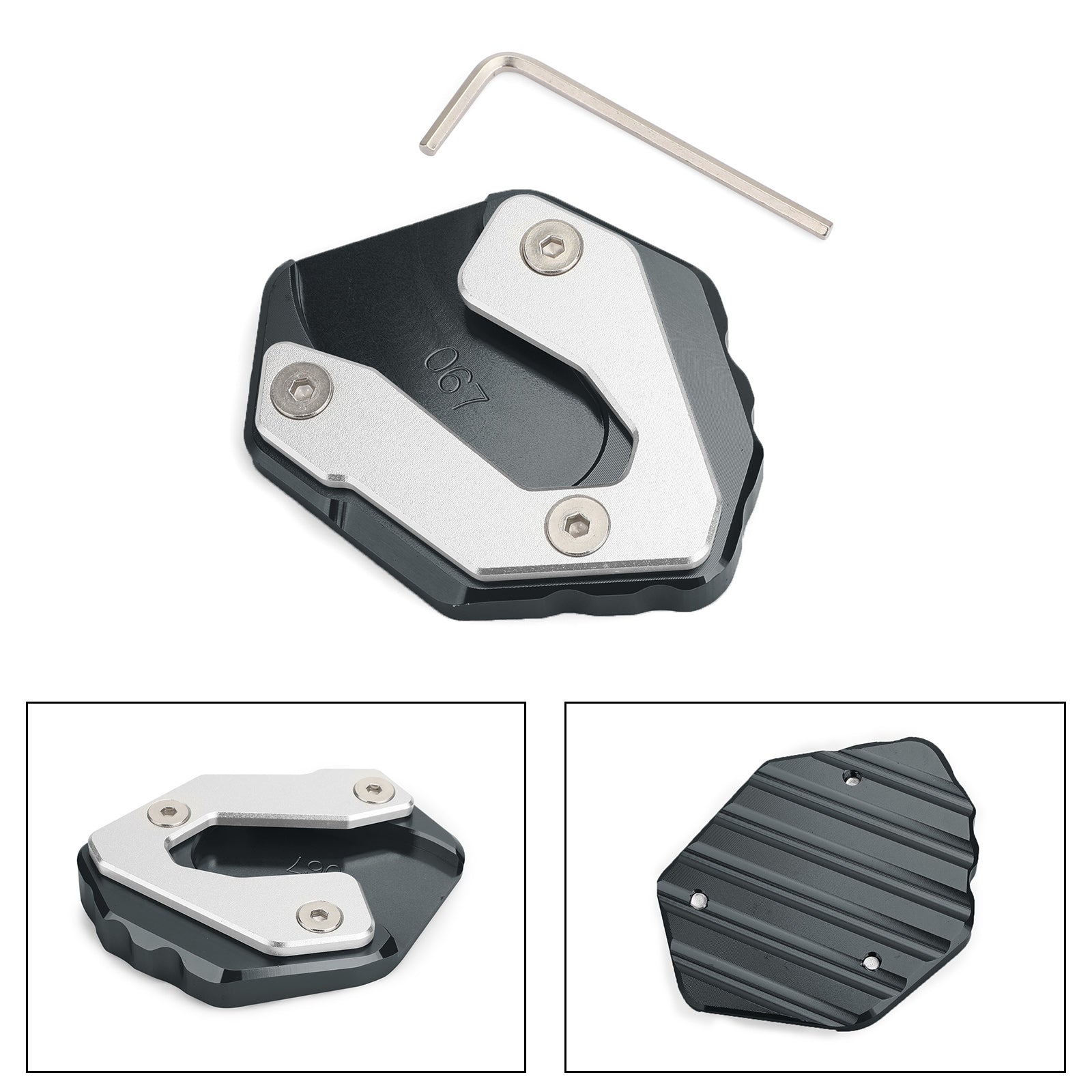 Kickstand Side Stand Plate Extension For Yamaha MT 09 FZ 09 14-18 XSR900 Generic