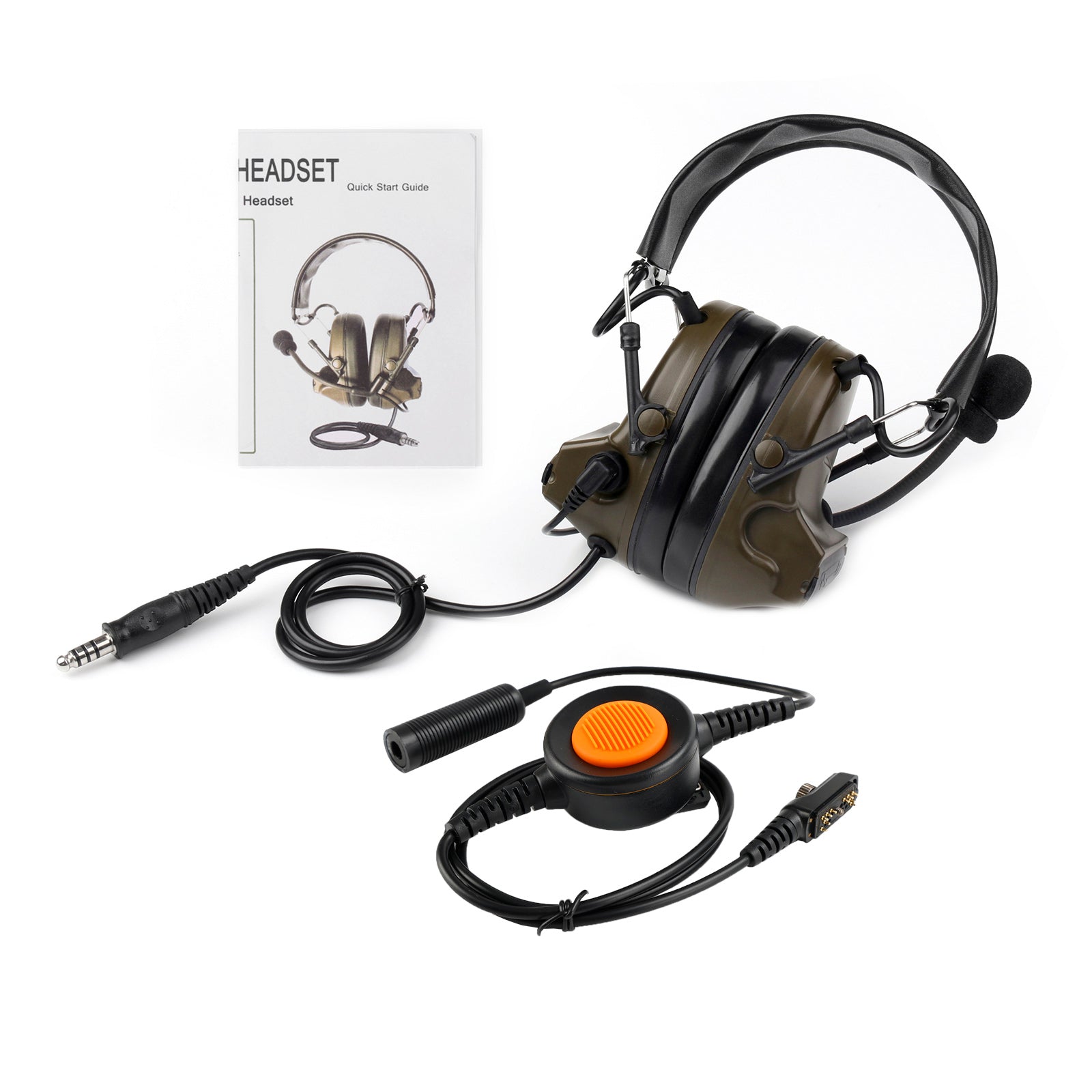 Z Tactical H50 Headset 6-Pin U94 PTT For Hytera PD780/780G/700G/580/788/782/785