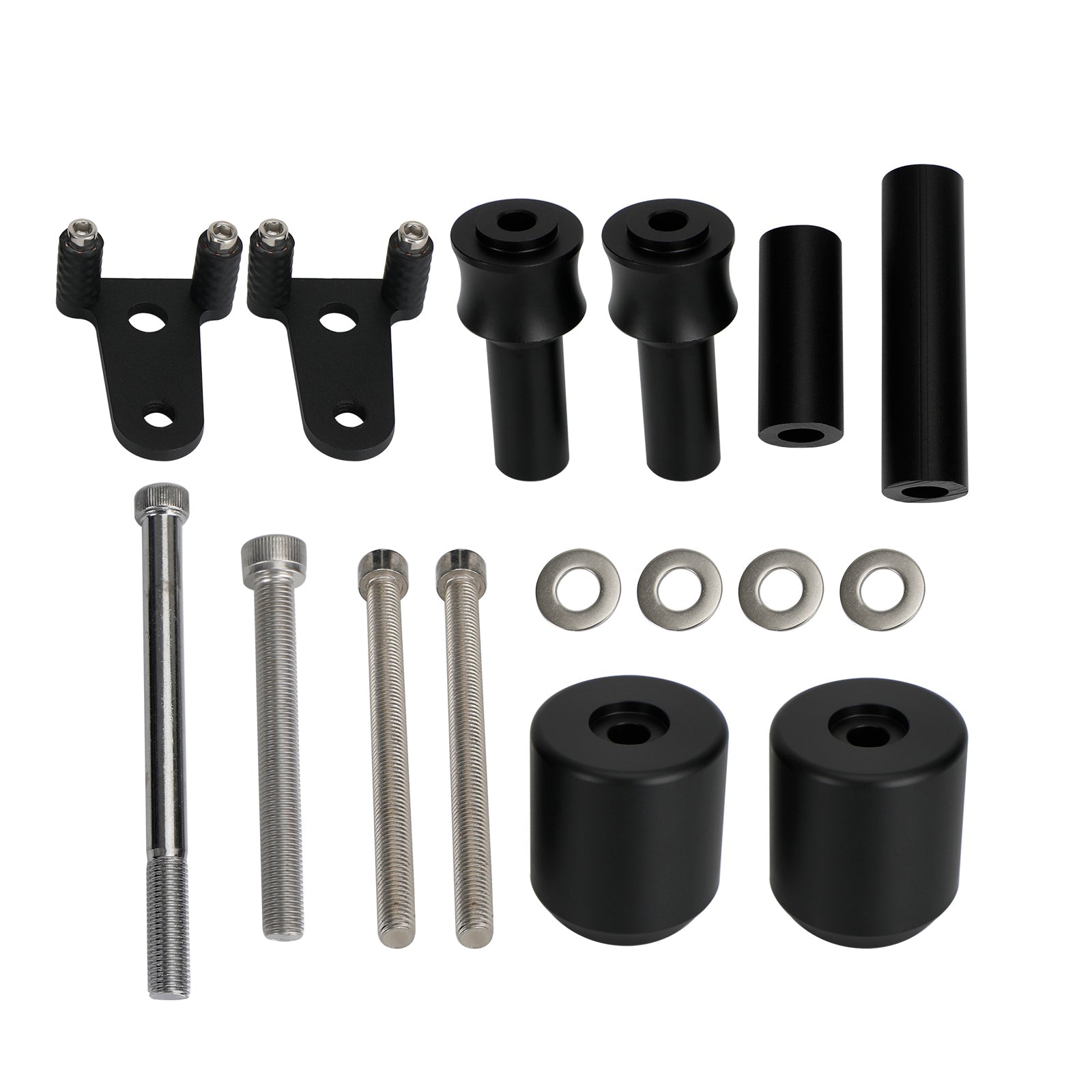 Kawasaki Ninja Z400 18-21 Crash Bobbins Protector Sliders Aluminum Black