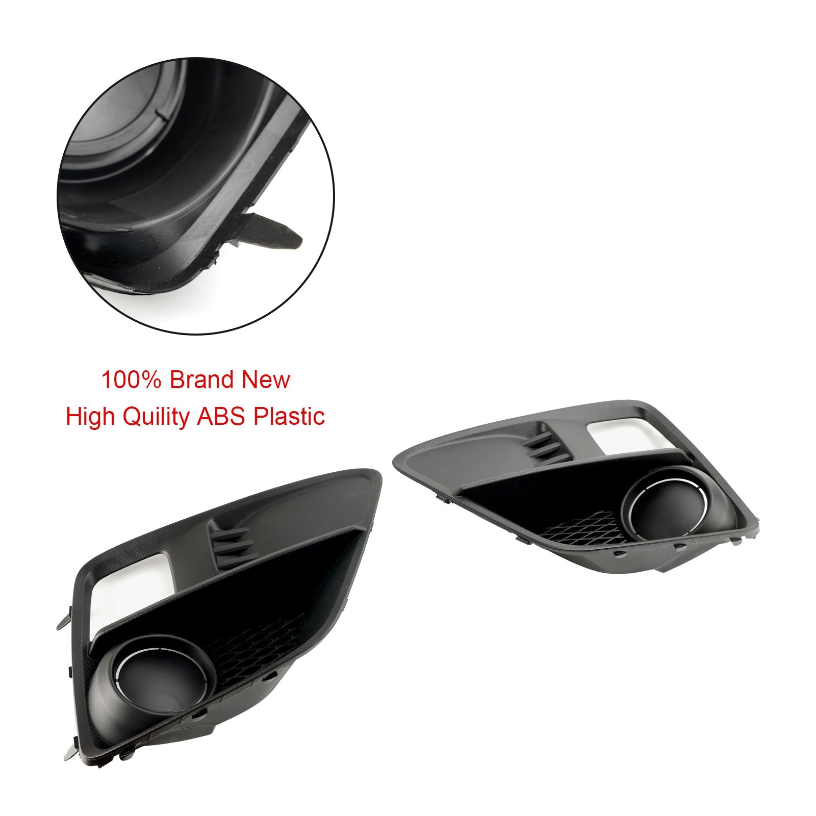 Subaru WRX & STI 2015-2017 2PCS 전면 안개등 커버 베젤 그릴 그릴