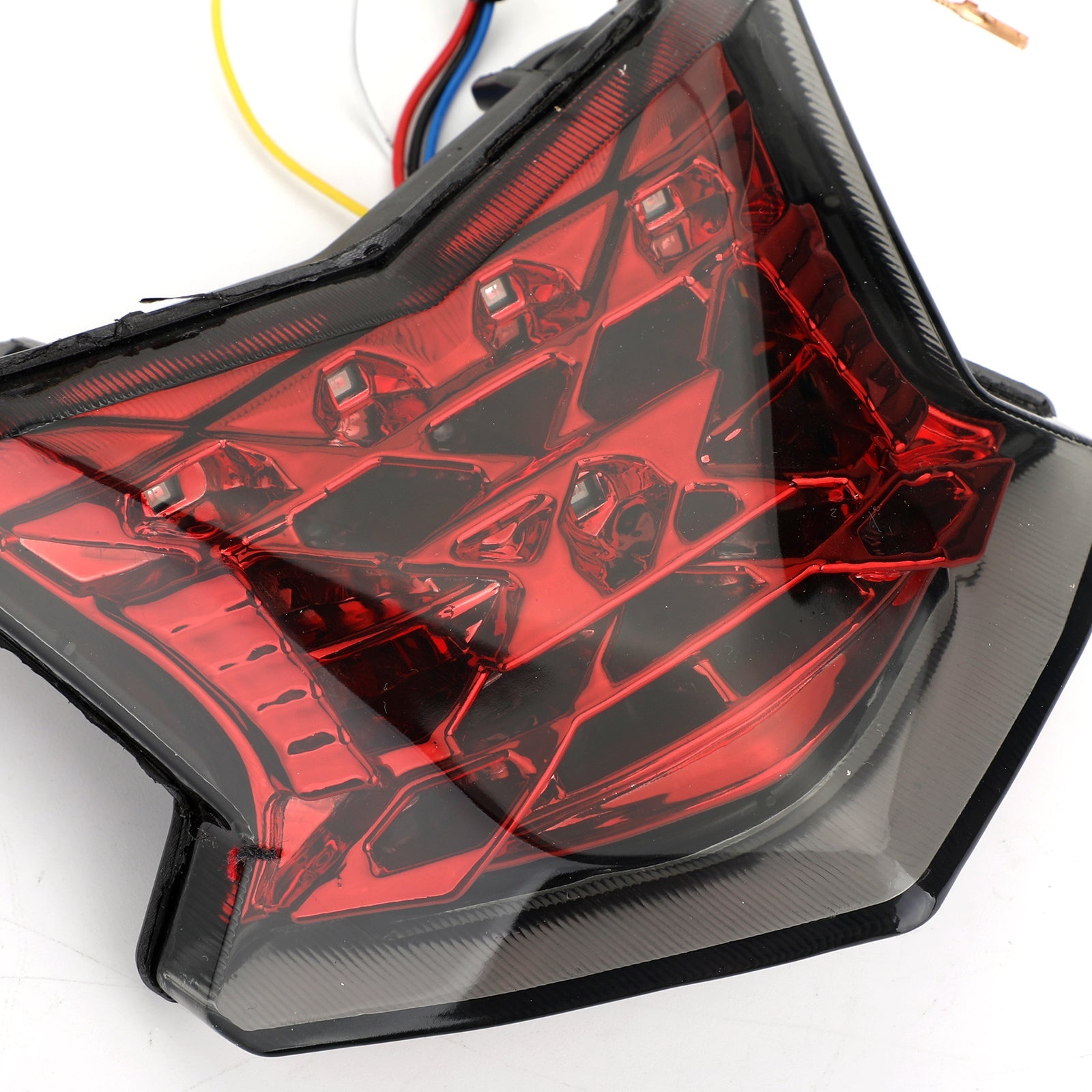 LED Brake Turn Signals Taillight For Kawasaki Z650 Ninja 650 Z900 17-24 Silver Generic