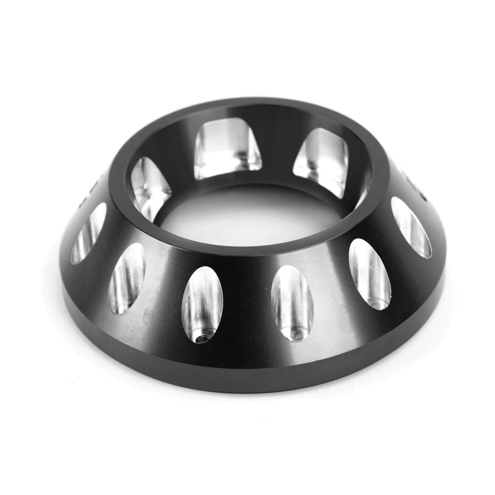 CNC Exhaust Bottom End Caps Black Fit for Ducati Scrambler 1100 Sport Special Generic