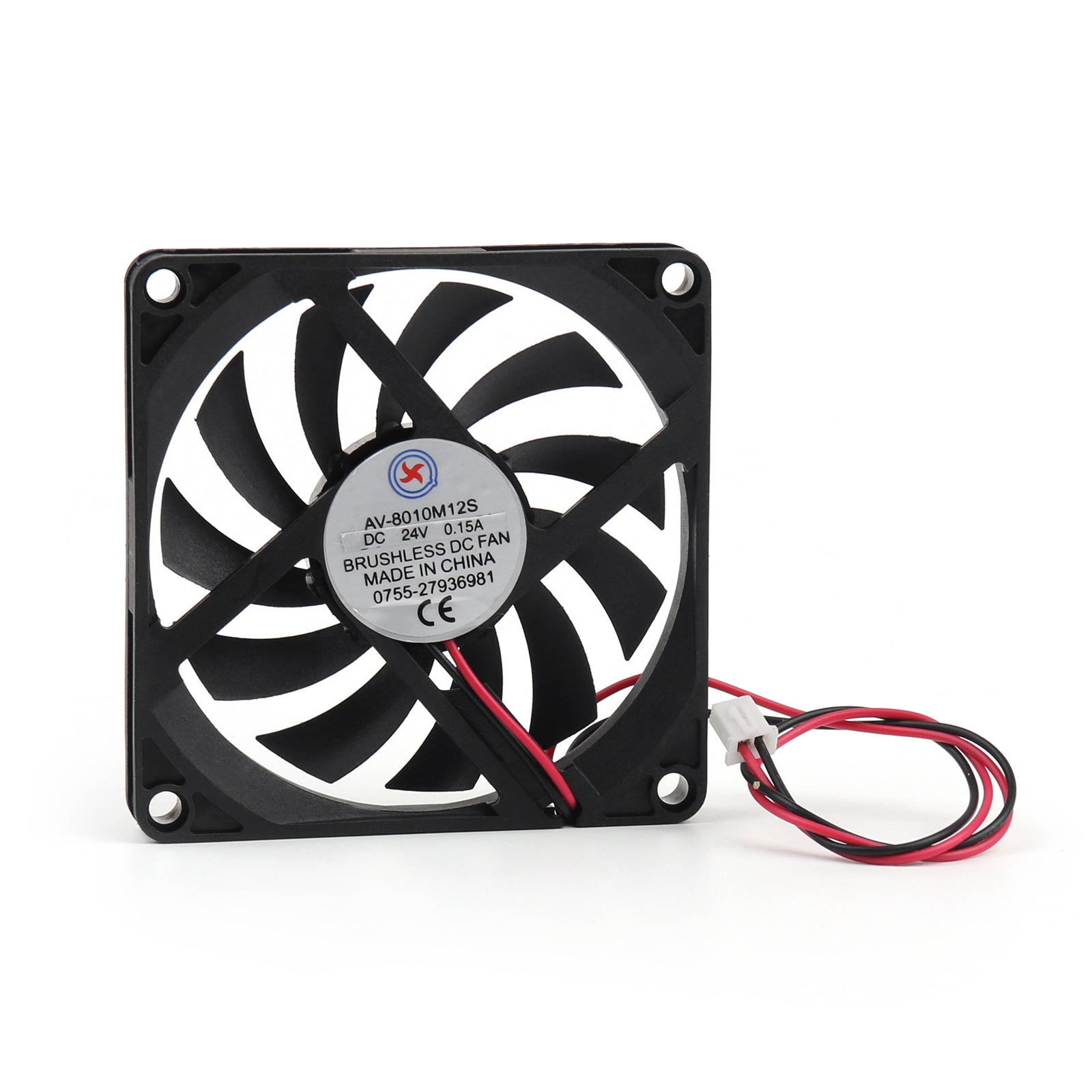 1Pcs DC Brushless Cooling Fan 24V 0.15A 8010S 80x80x10mm 2 Pin CUP Computer Fan