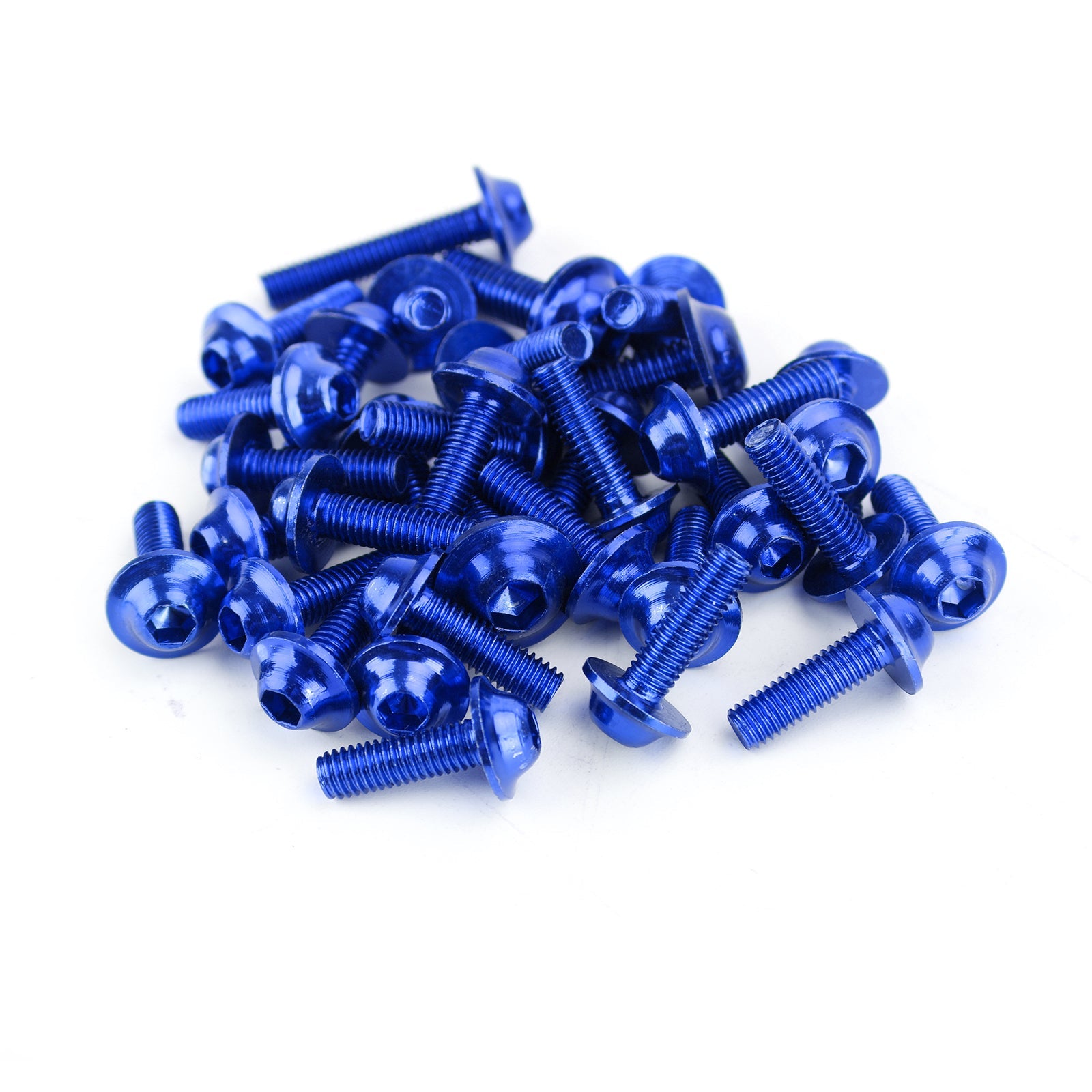 158pcs Motorbike Blue Fastener Clip Screw Kit Windscreen Fairing Bolt Universal Generic