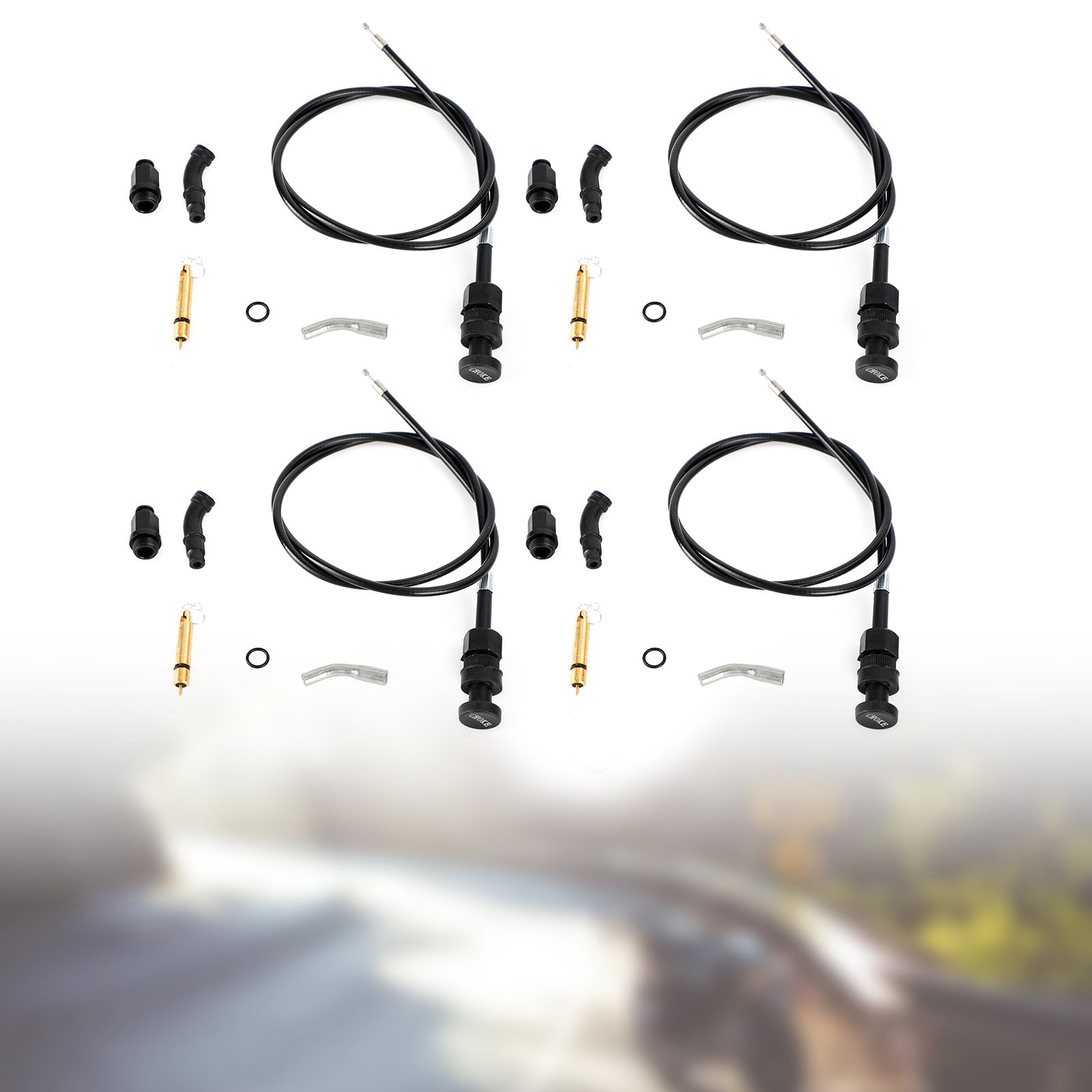 4x Honda Rancher TRX350 FM TM 2000-2006 Carburetor Choke Cable Plunger Kit