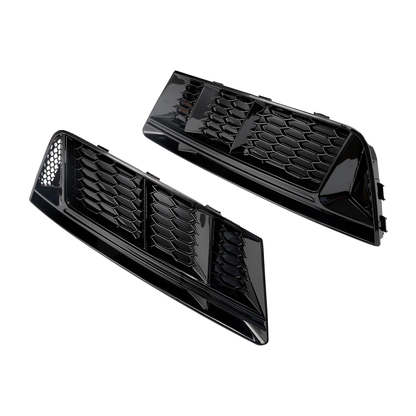 AUDI A4 B9 2016-2018 Front Fog Light Grill Lower Bumper Grille Chrome