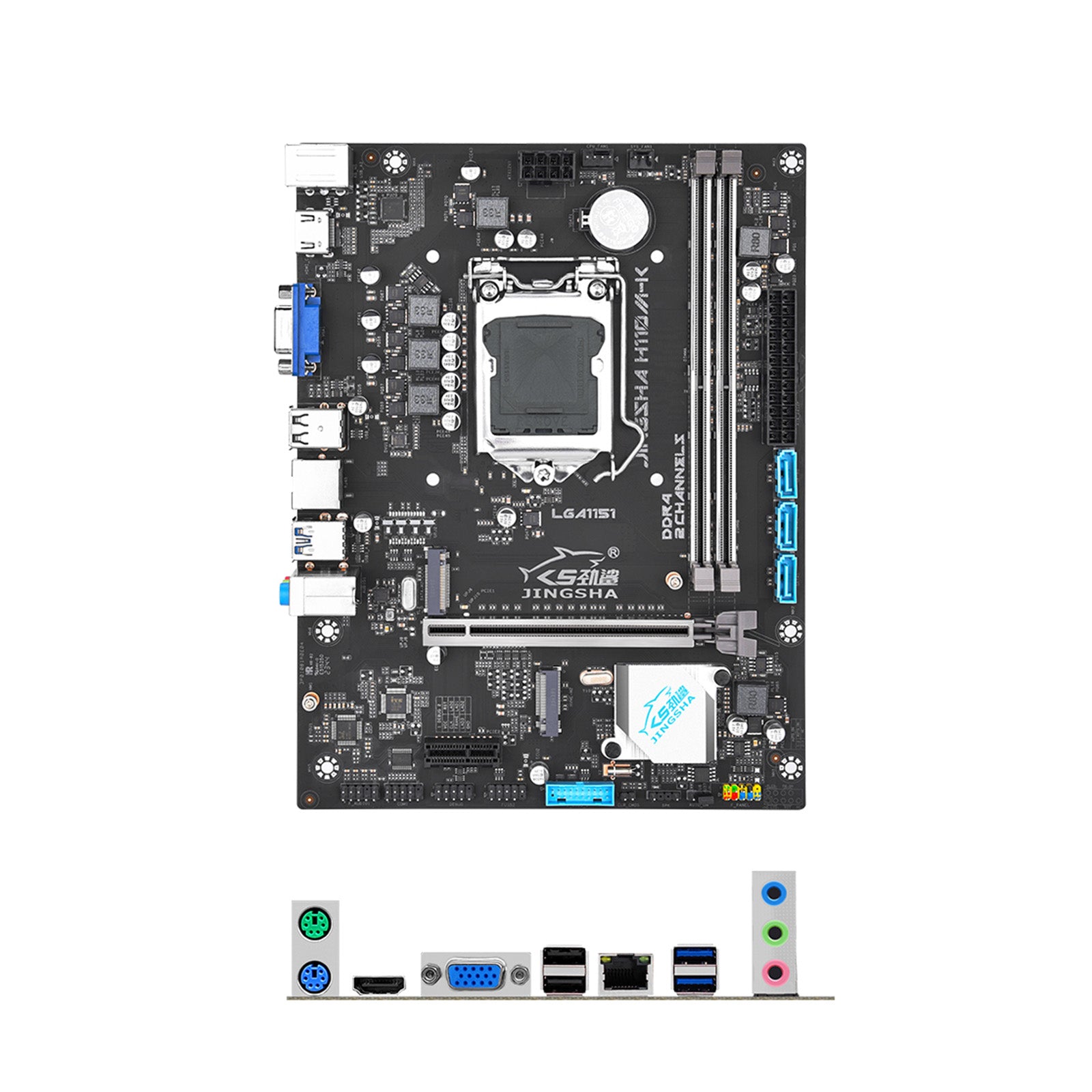Placa base H110M-K Memoria DDR4 Procesador LGA-1151 pin Disco duro dual M.2