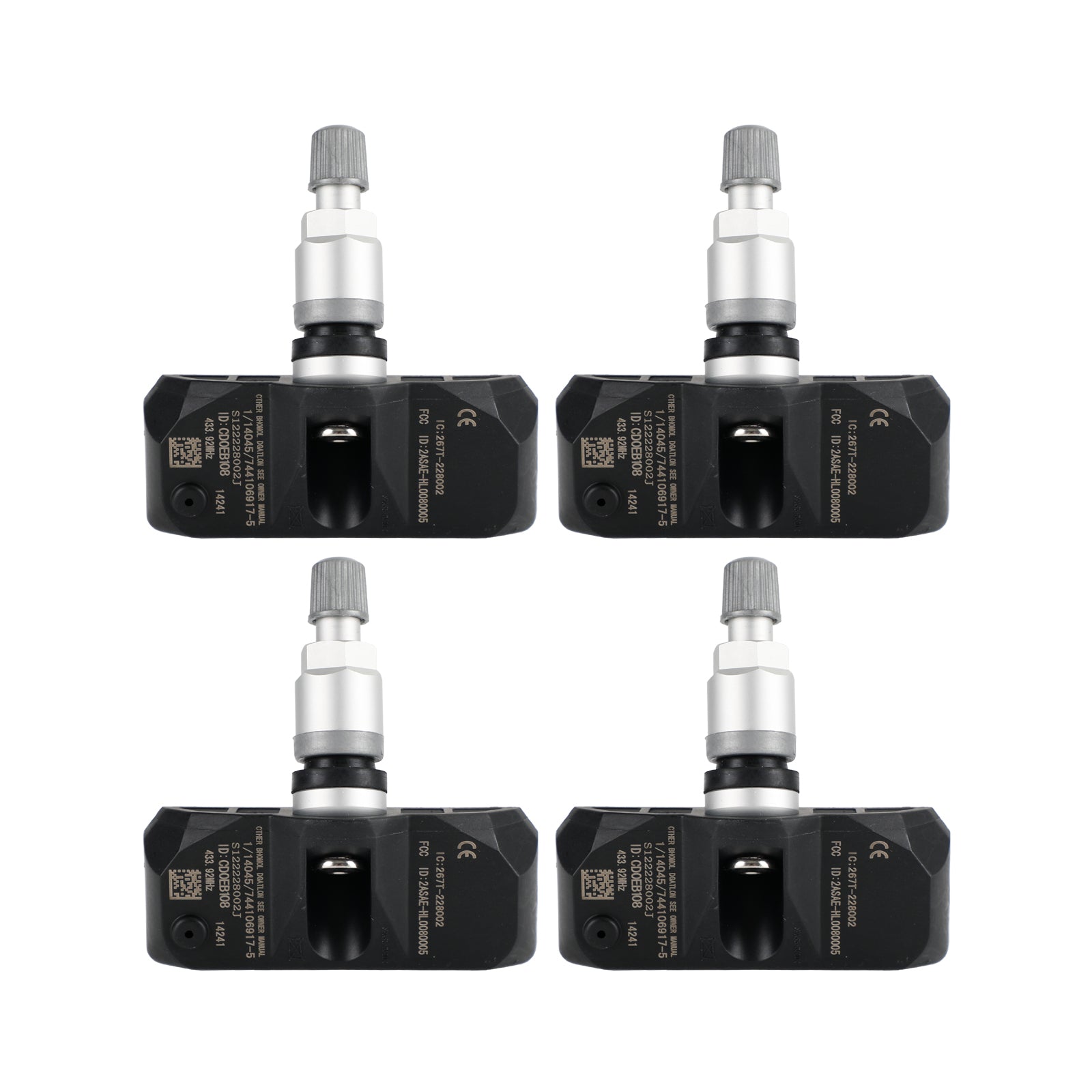 Benz GL550 GL320 S450 Tire Pressure Monitoring System Sensor A0025406717 4PCS