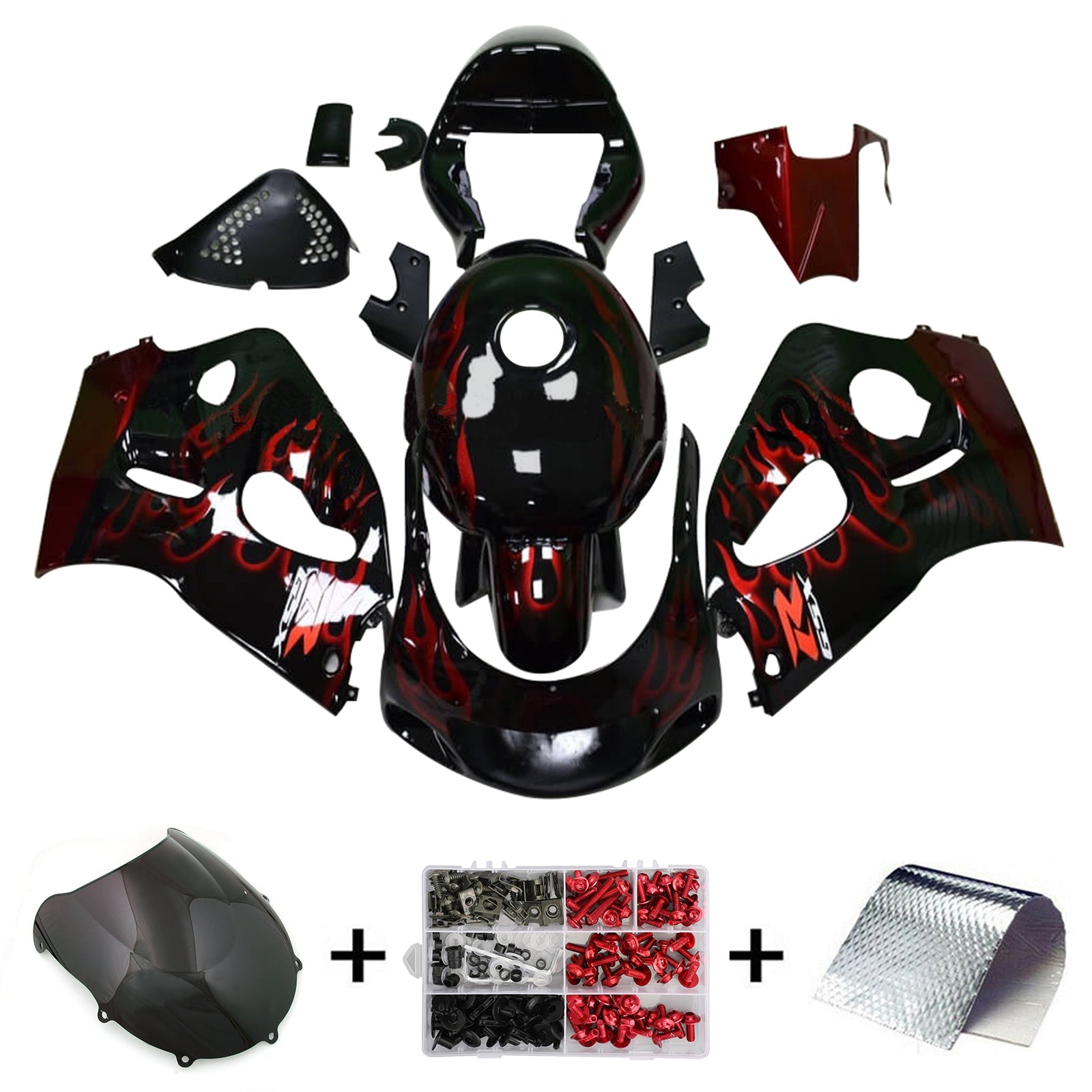 Suzuki GSXR600 1996-2000 GSXR750 1996-1999 Fairing Kit Bodywork