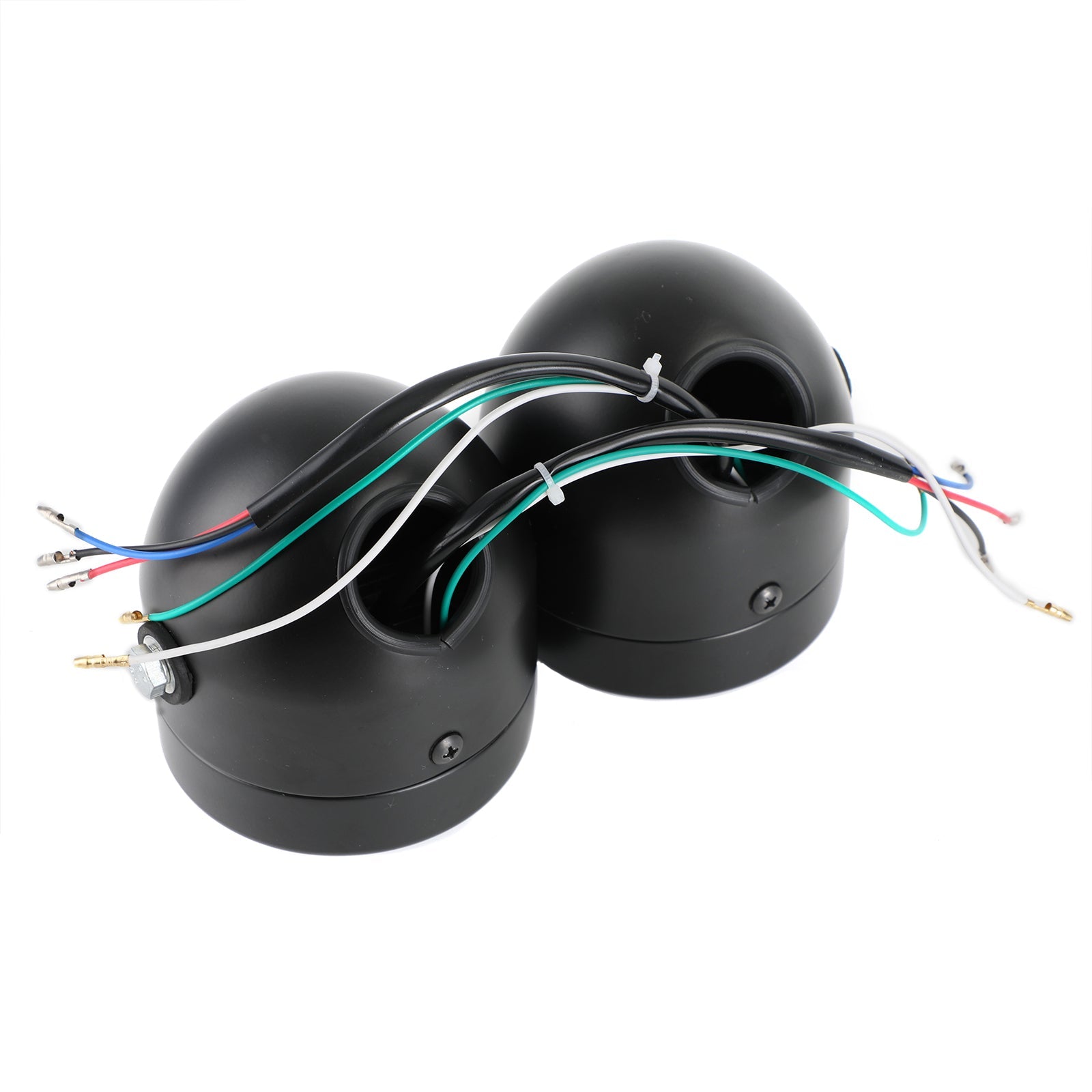 4.33인치 트윈 듀얼 LED 헤드라이트 유니버설 초퍼 바버 카페 레이서 오토바이 일반