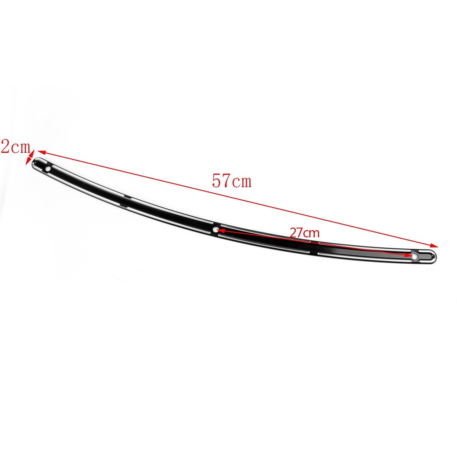 Black CNC Windshield Trim For Harley Touring Electra Glide FLHX 96-13 Generic