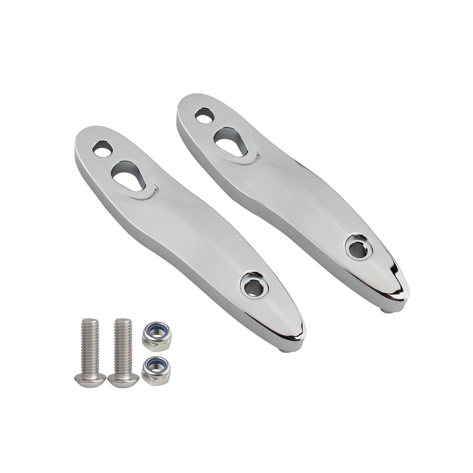 Turn Signal Extension Bracket License Plate Relocation Kit Fit for Softail 00-23 Generic