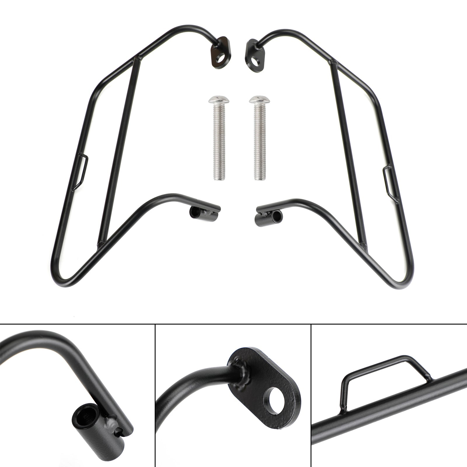 Side Saddle Bag Mounting Bracket Black Fit for HONDA Super Cub 125 18-22 21