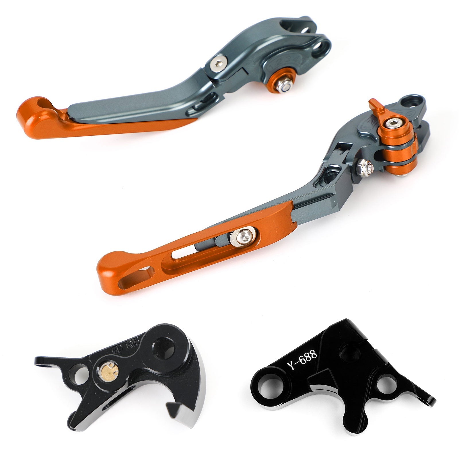 야마하 MT-09 트레이서 900/GT 21-22 YZF R6 17-20 제네릭용 조절식 클러치 브레이크 레버