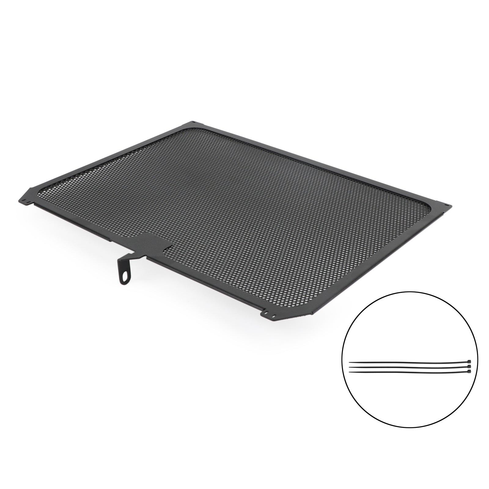 야마하 YZF R6 YZF-R6 2017-2020용 검정색 라디에이터 가드 커버 보호대 일반