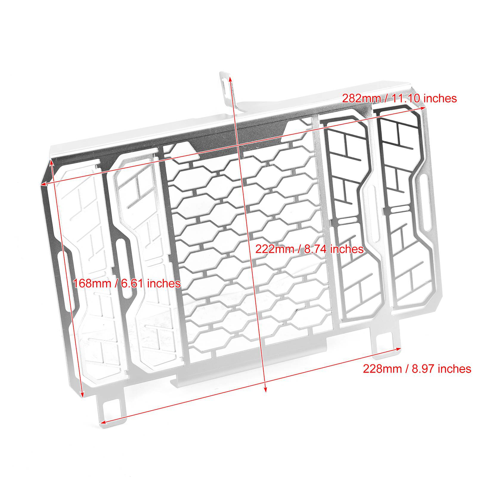 Stainless Steel Radiator Guard Cover Silver Fit For Honda CB500X 2013-2020 Generic