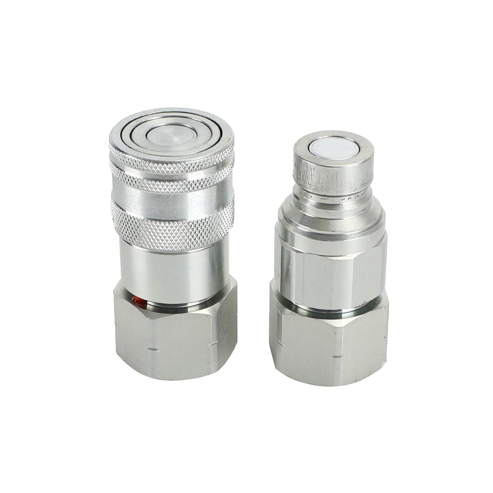 Bobcat ISO 16028용 3/4인치 NPT 페어 유압 플랫 페이스 퀵 커플러 스키드 스티어