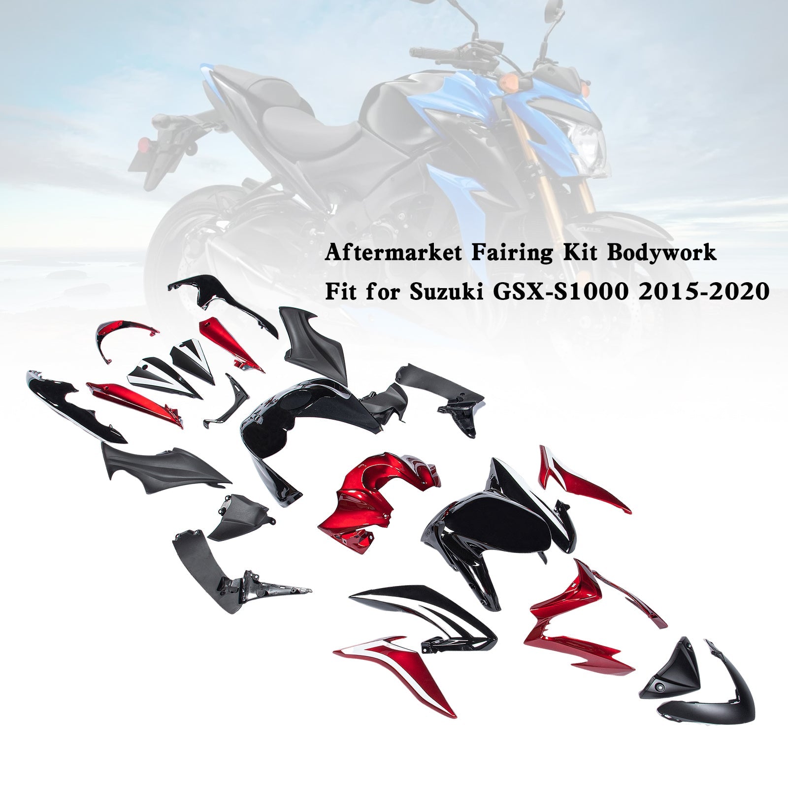 Suzuki GSX-S 1000 2015-2020 Plastic Bodywork Fairing Kit