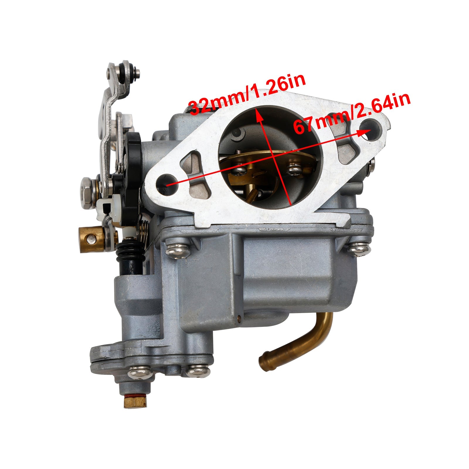 Carburetor Carb fit for Tohatsu 4 Stroke 9.8HP Outboard 3DP-03100-2 3V2-03100-3