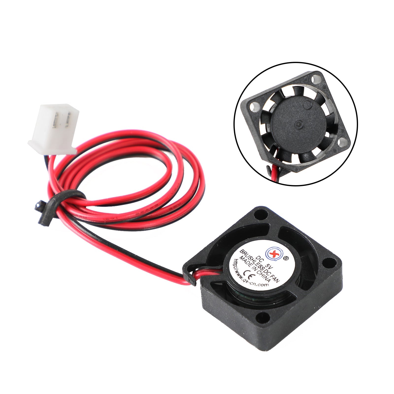 무브러시 DC 냉각 블로워 팬 5V 2006 20x20x6mm 슬리브 2핀 와이어