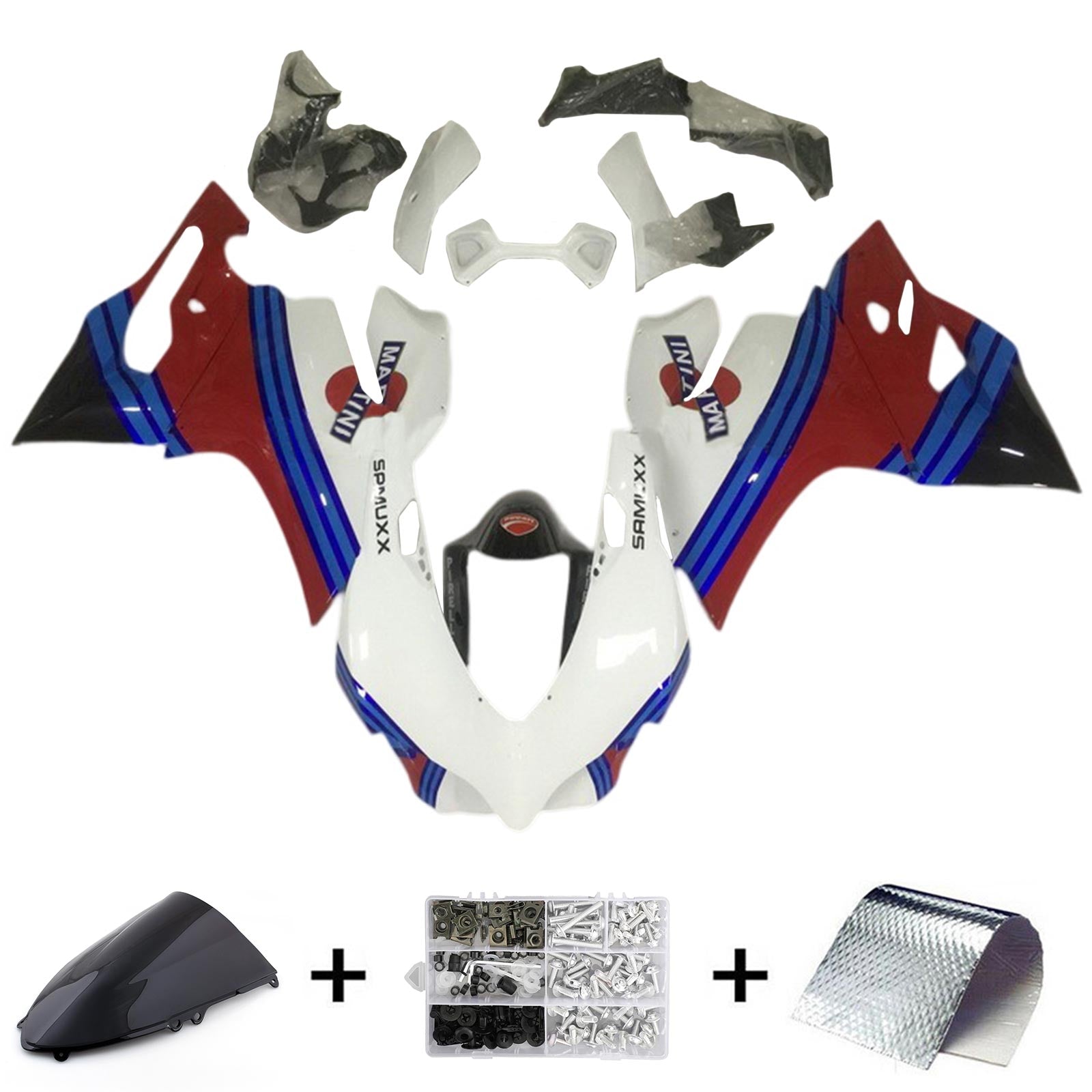 Ducati 1199 899 2012-2015 Fairing Kit Bodywork Plastic ABS