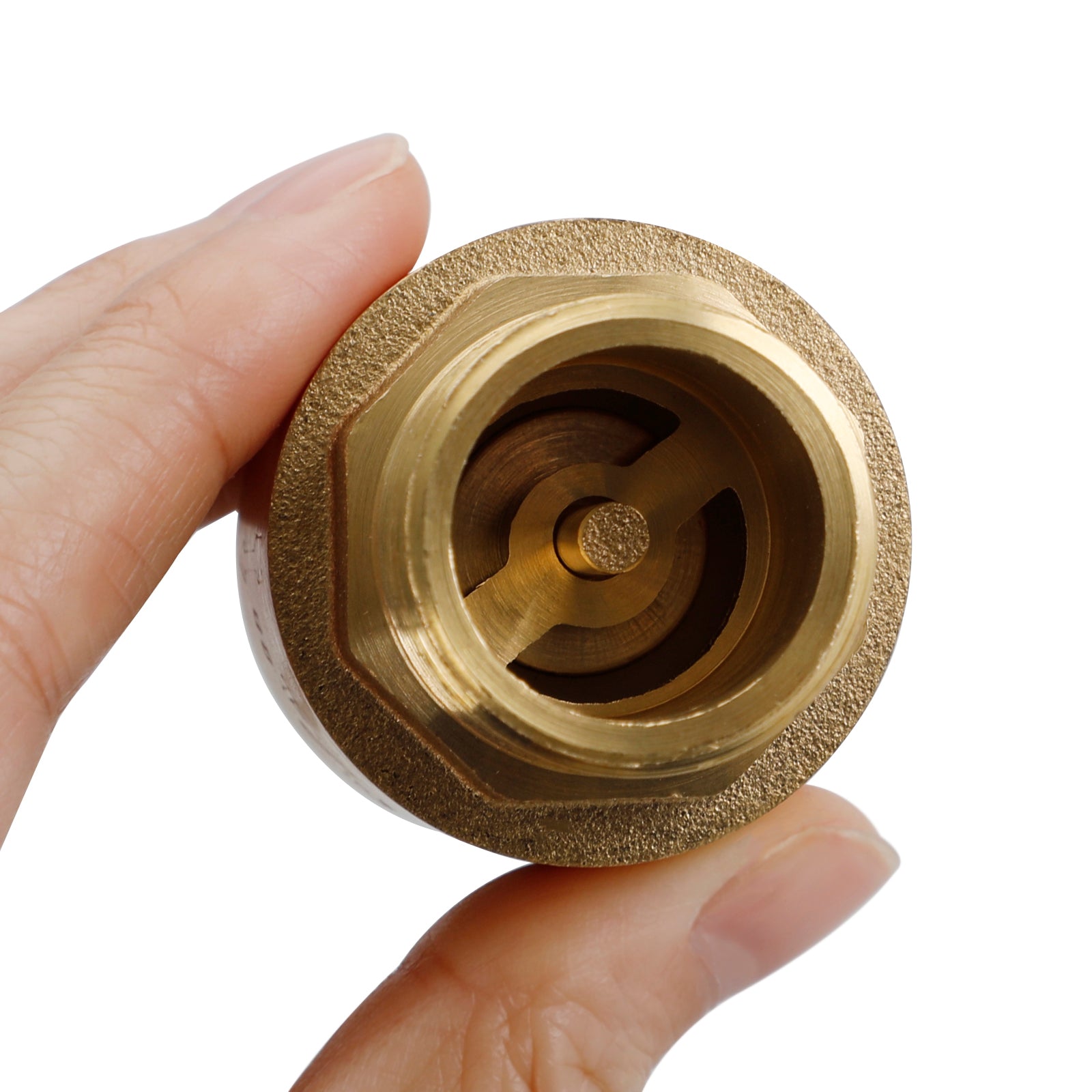 Brass Check Valve G1/2" G3/4" G1" M To F Thread Non-Return Backflow Prevention