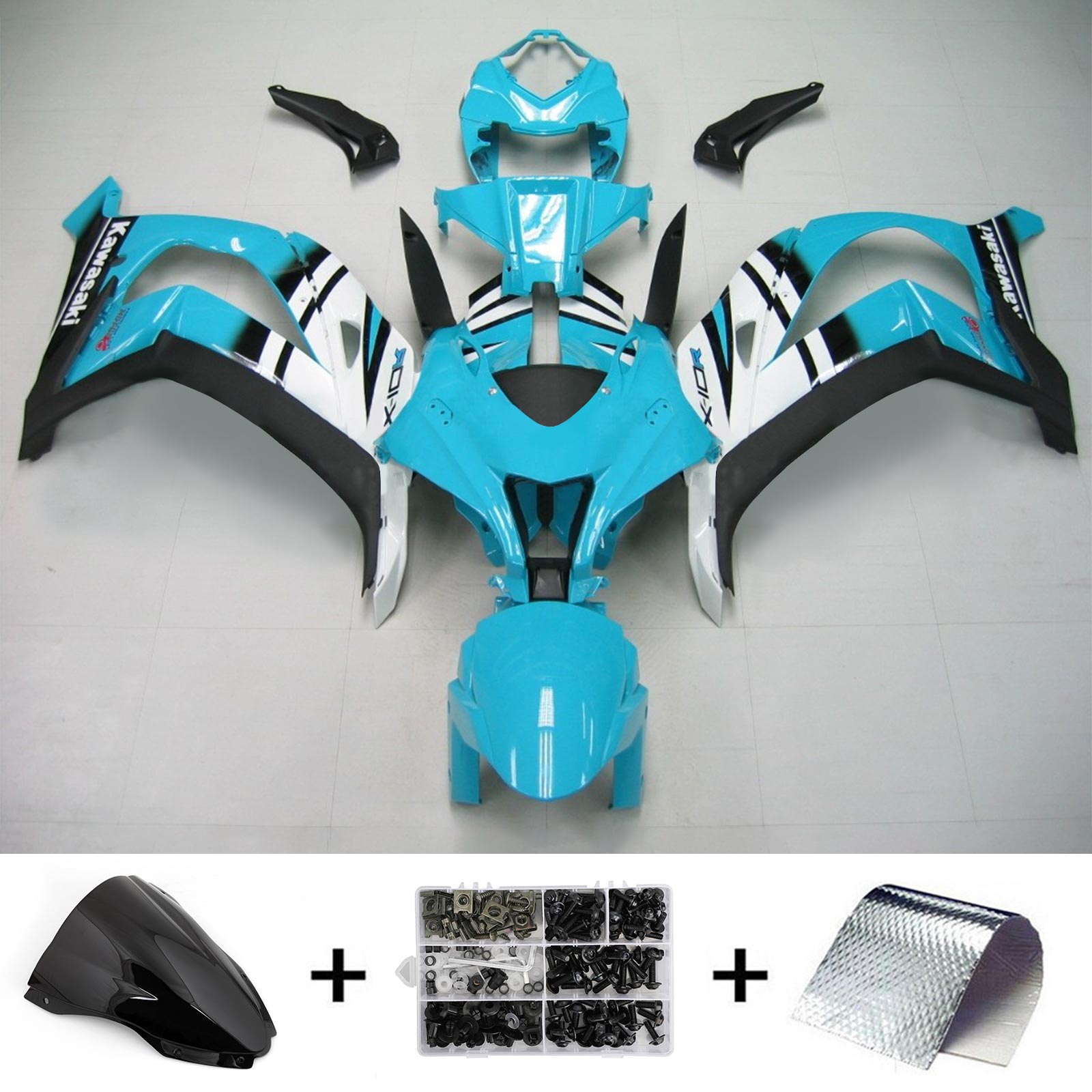 Kawasaki ZX-10R ZX-10RR 2021-2025 Fairing Kit Bodywork ABS