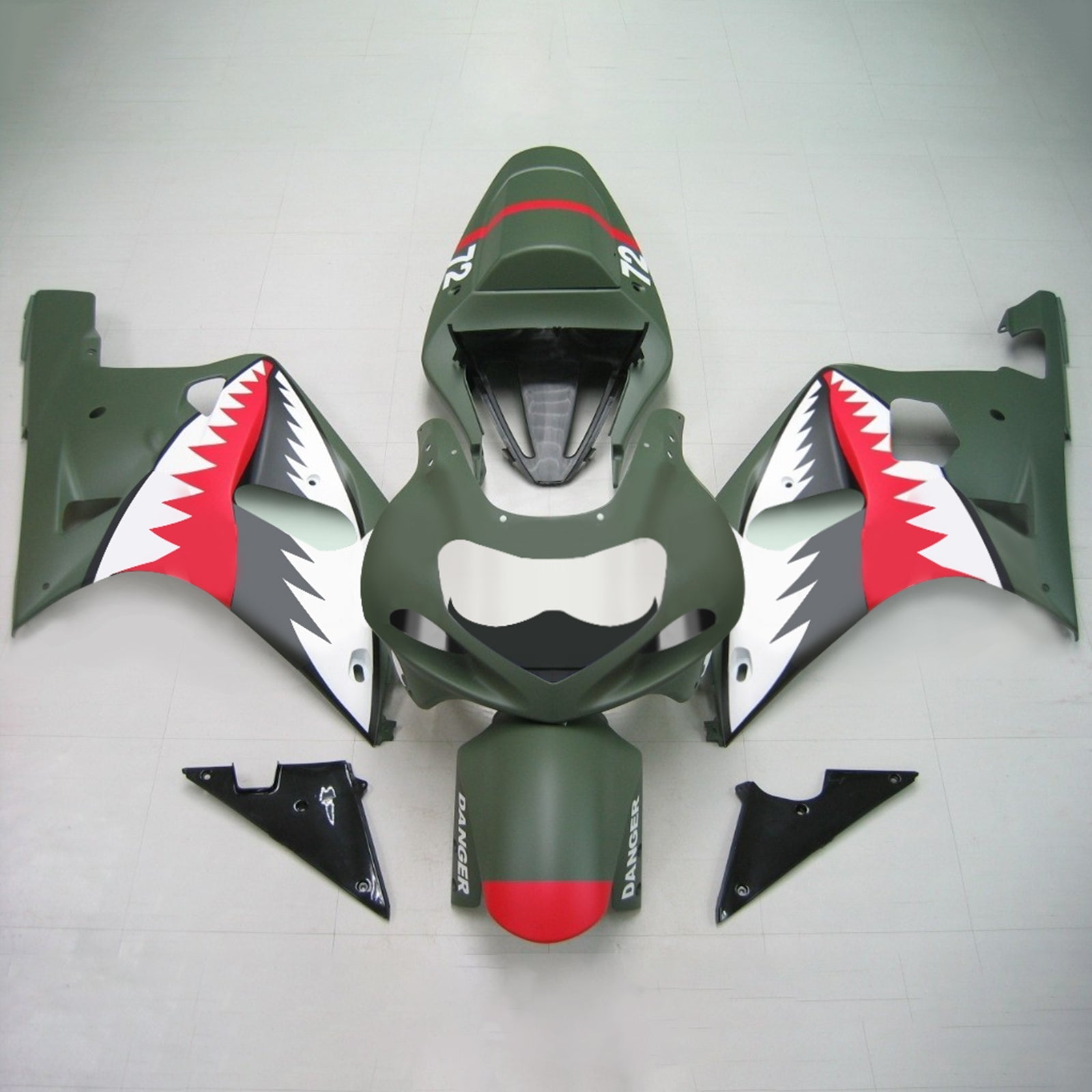 Suzuki GSXR750 2001-2003 Fairing Kit Bodywork Plastic ABS