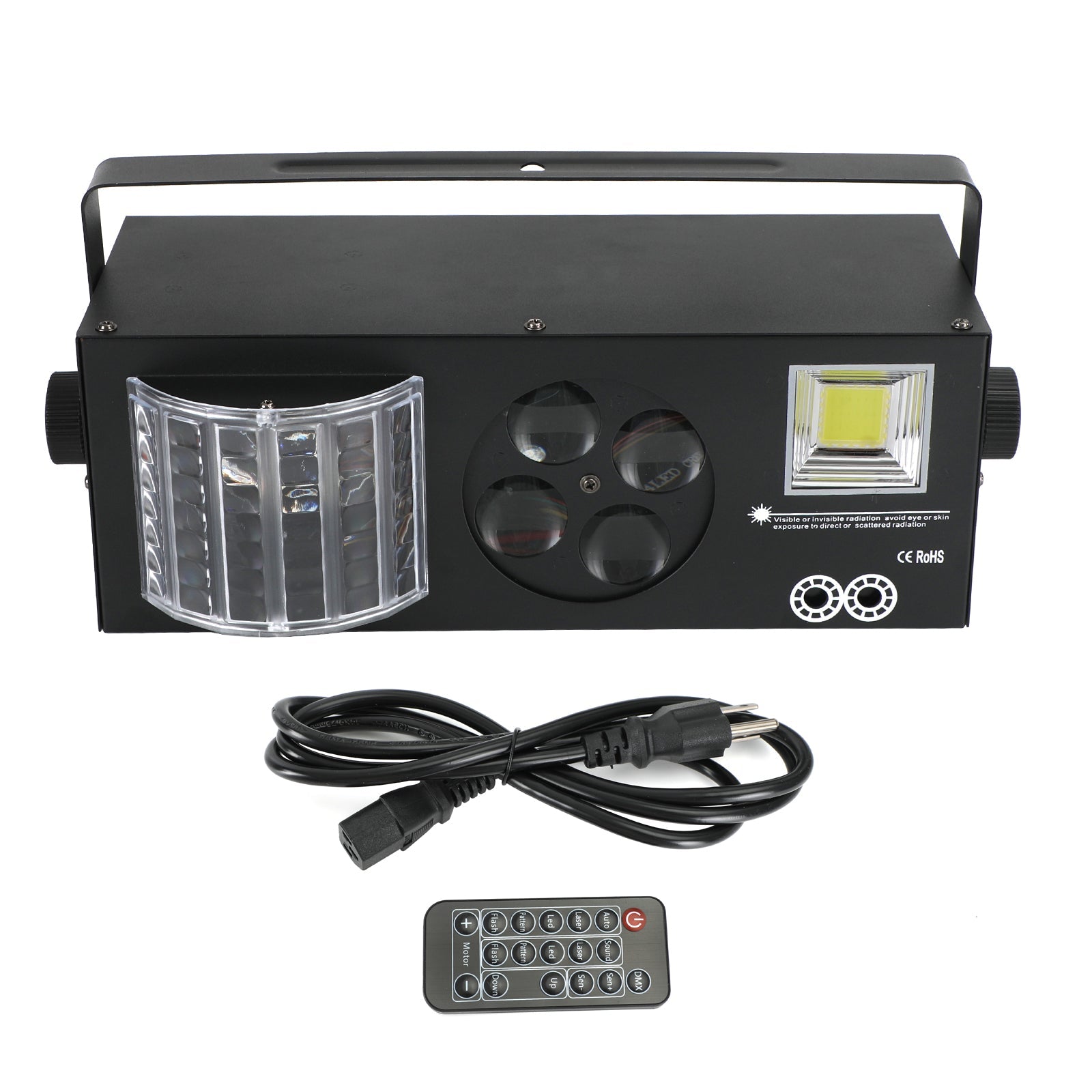 4In1 80W RGBW Pattern Strobe Lights LED DMX DJ Disco Party Stage Light + Remote