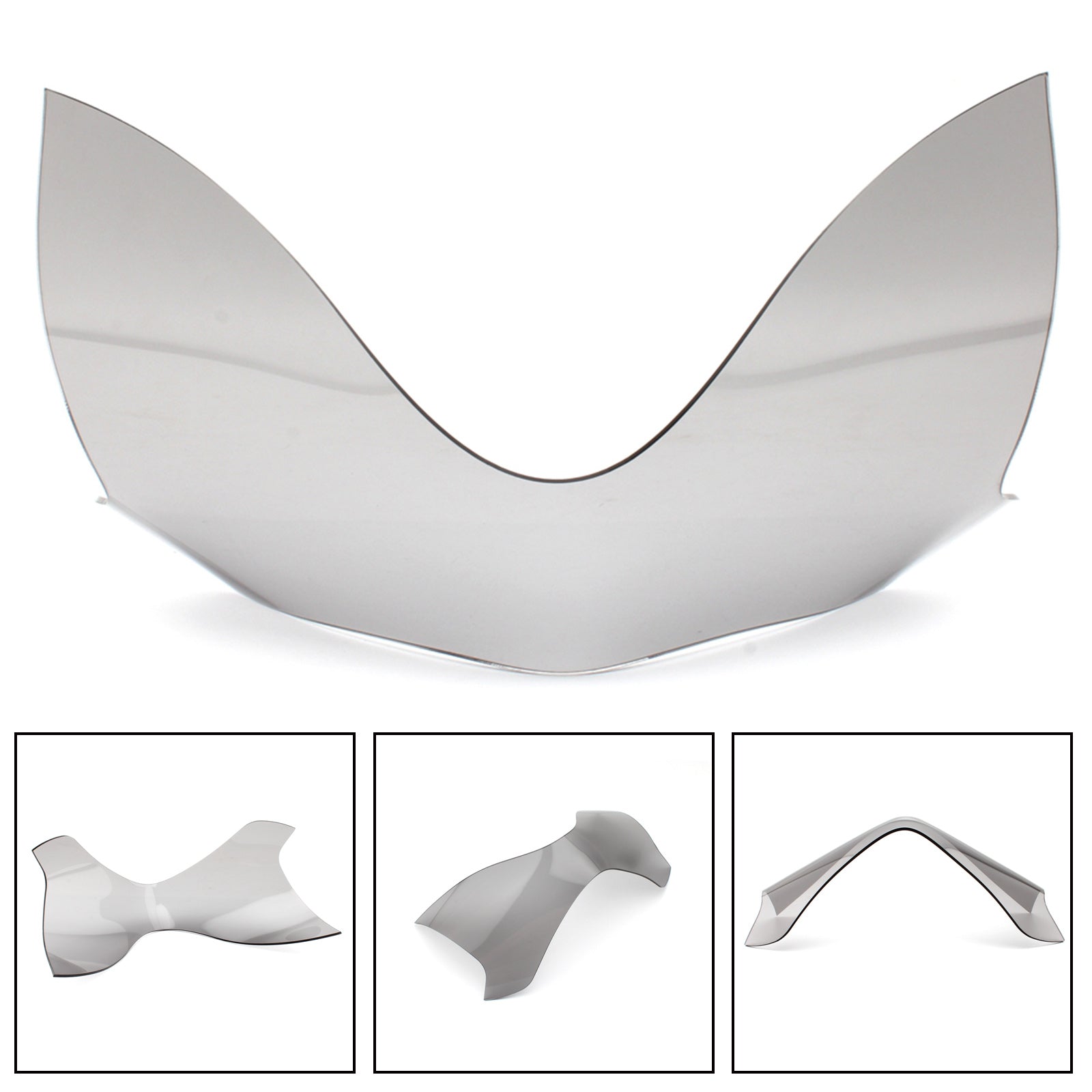 가와사키 Z900 17-19 스모크 일반용 프론트 헤드라이트 렌즈 가드 보호대 램프 렌즈