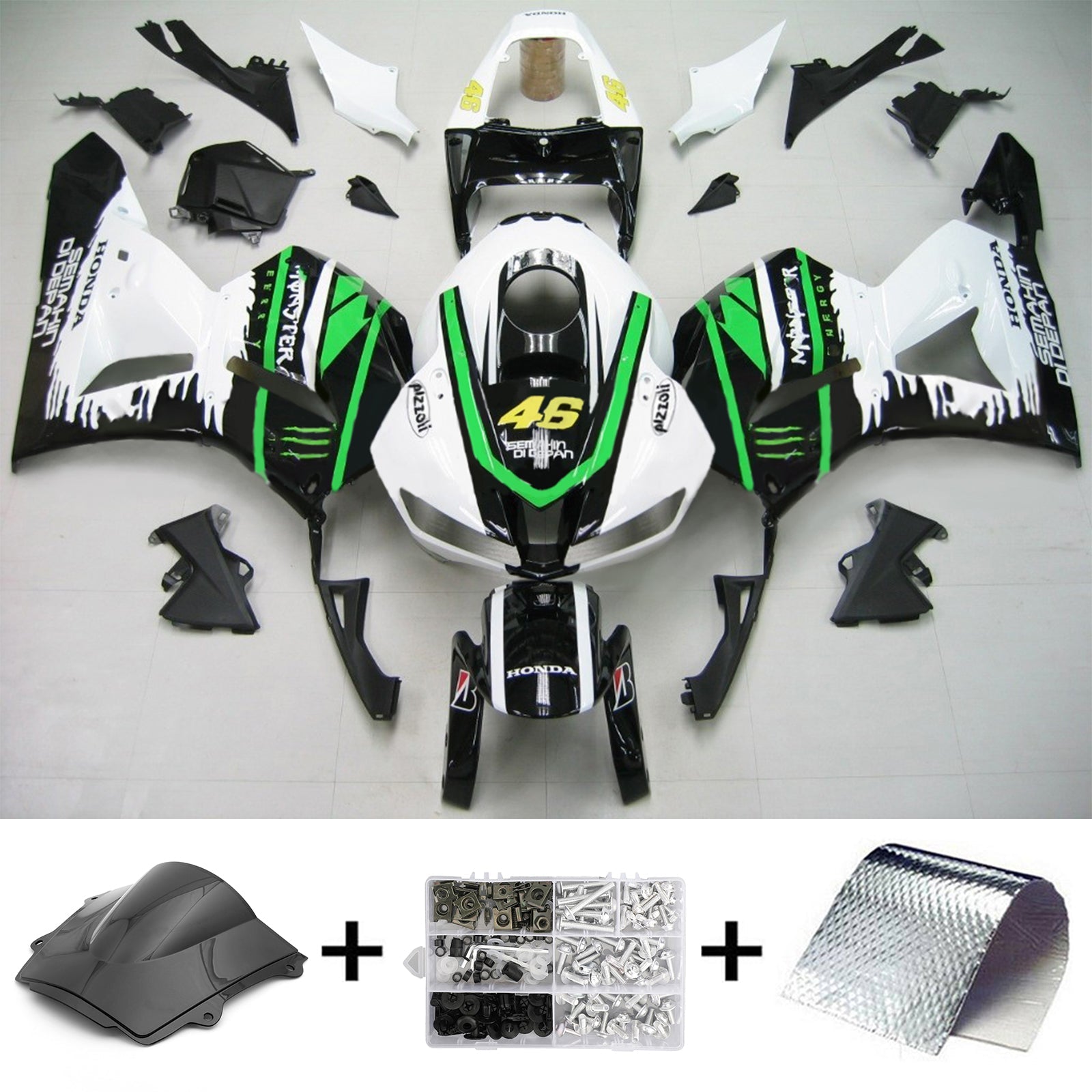 Honda CBR600RR 2013-2025 F5Fairing Kit Bodywork Plastic ABS