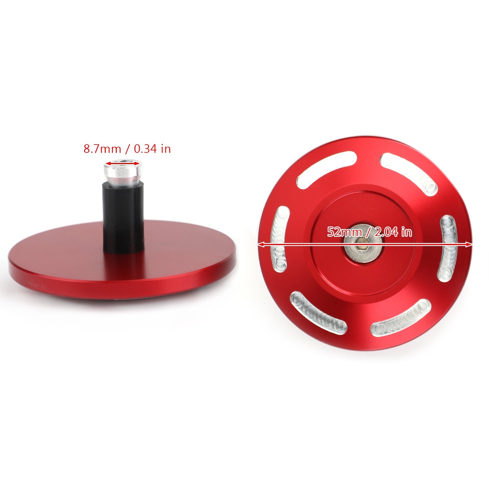 BMW S1000XR 2015, 2016, 2017, 2018, 2019용 빌릿 알루미늄 프레임 플러그 캡 커버 2개 (일반)