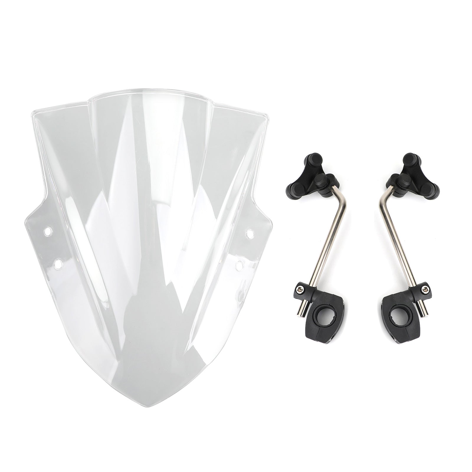 Universal 7/8'' 22mm Handlebar ABS Plastic Motorcycle Windshield WindScreen Generic