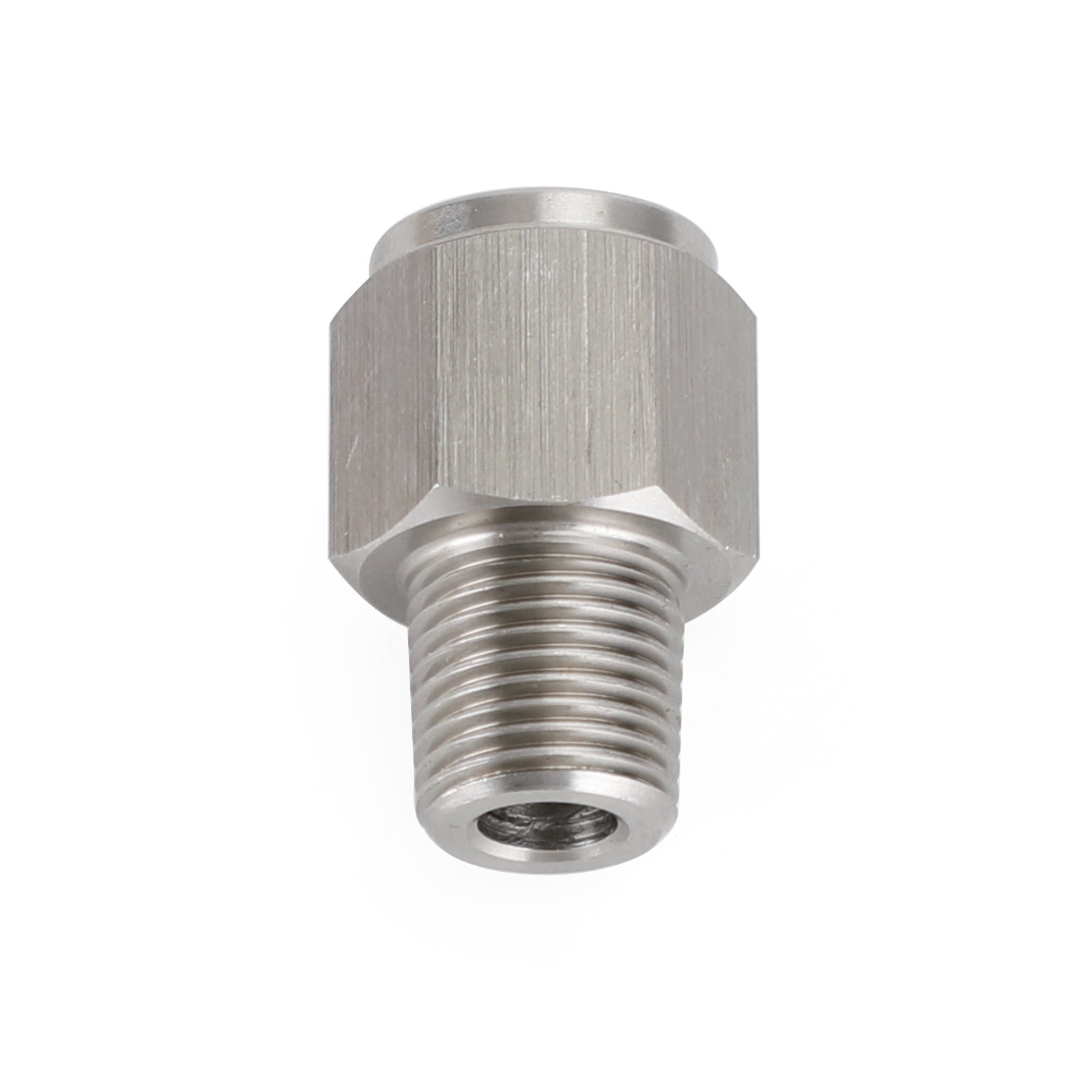 Adaptador de manómetro de aceite de acero inoxidable hembra de 1/8" NPT macho a M10x1.0 genérico