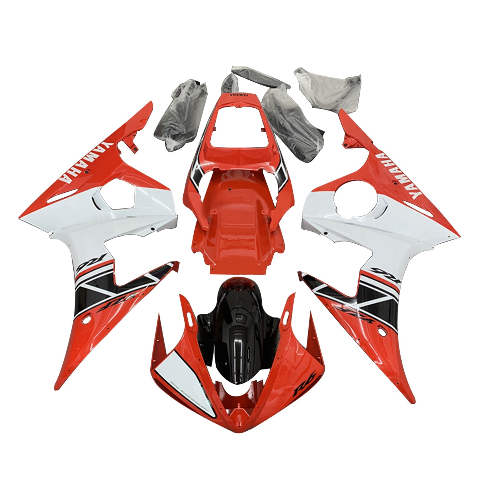 Kit Carenado Yamaha YZF 600 R6 2003-2004 R6S 2006-2009 Carrocería