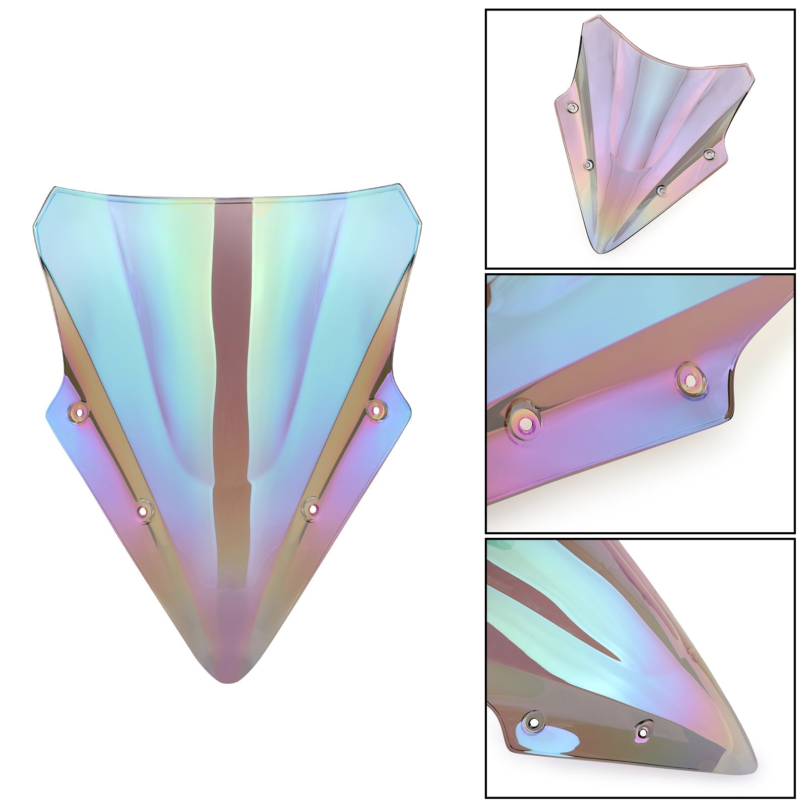 Motorcycle ABS Plastic Windshield Windscreen For KAWASAKI EX650 Ninja650 17-18 B Generic