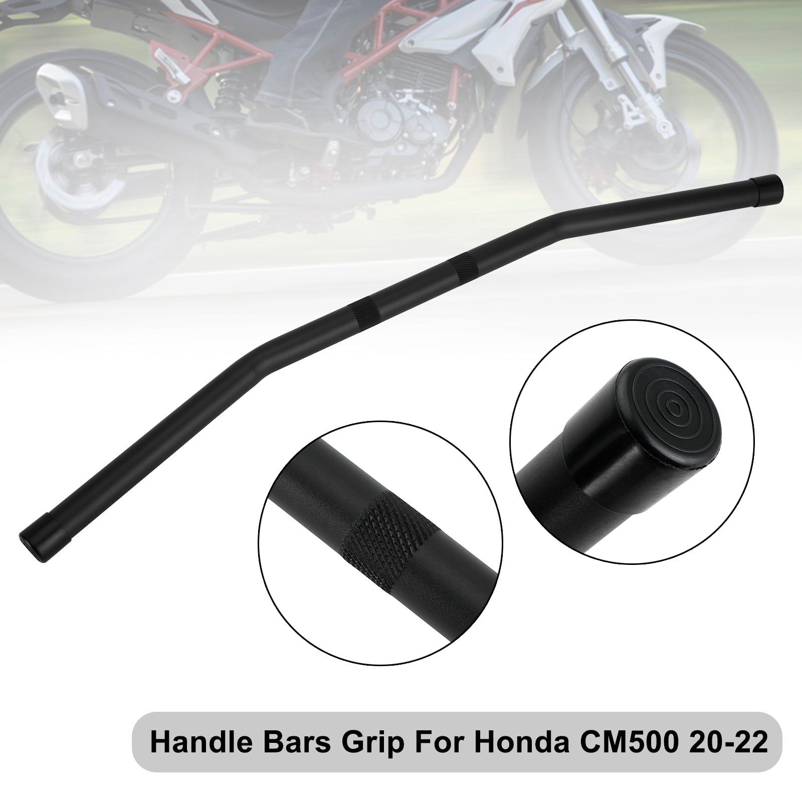 Honda Cm500 2020-2022 Universal 7/8" 22Mm Motorcycle Drag Bars Handlebar Black
