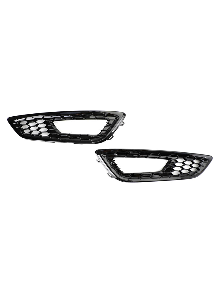 Ford Focus 2015-2017 Pair Front Bumper Fog Light Lamp Cover Bezel Grill