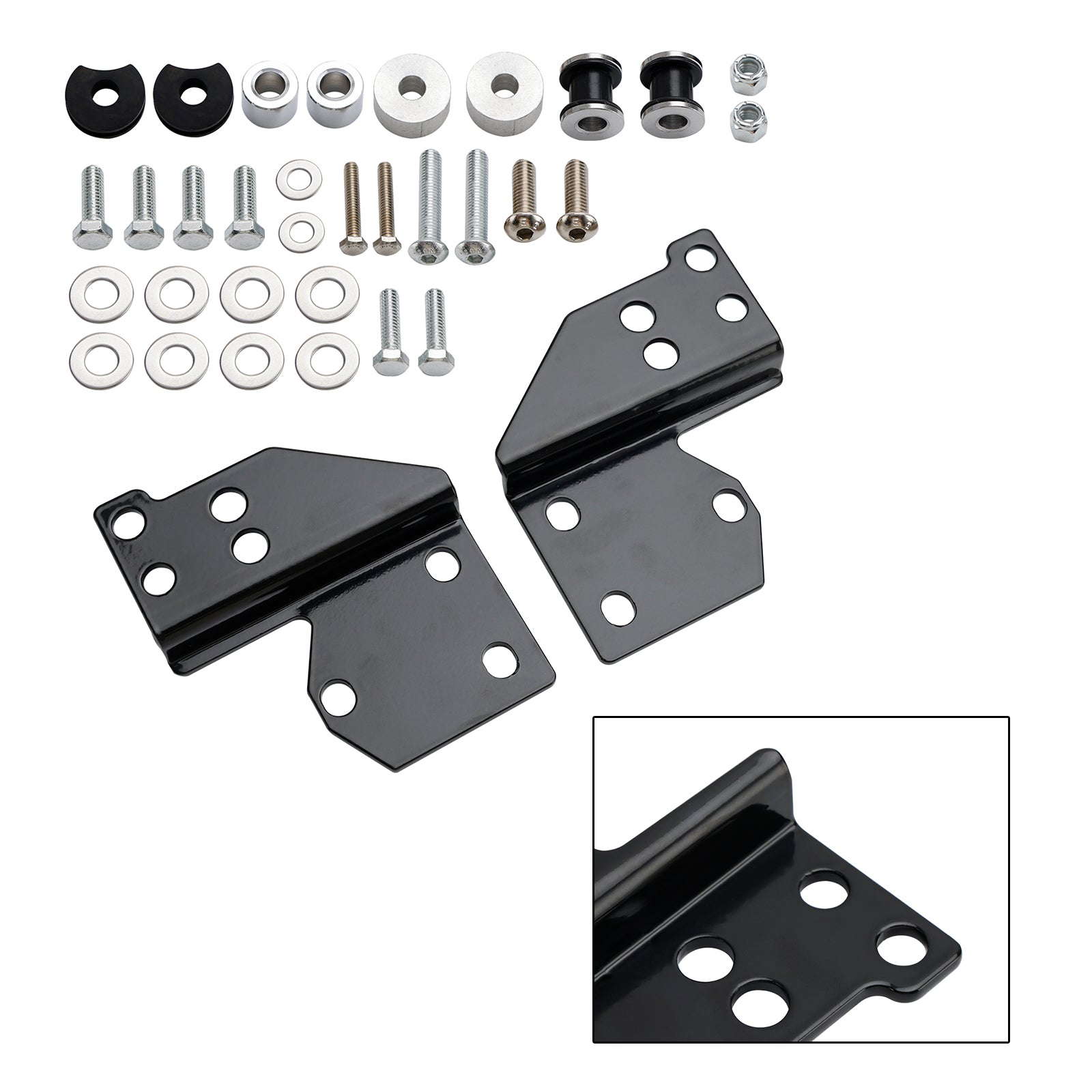 로드 킹 로드 글라이드 스트리트 글라이드 1997-2008 등받이 시시 바 도킹 하드웨어