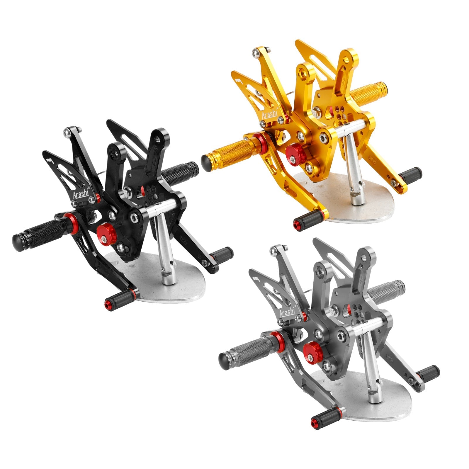 Kawasaki ZX4R ZX4RR 2022-2024 Estriberas traseras ajustables Racing