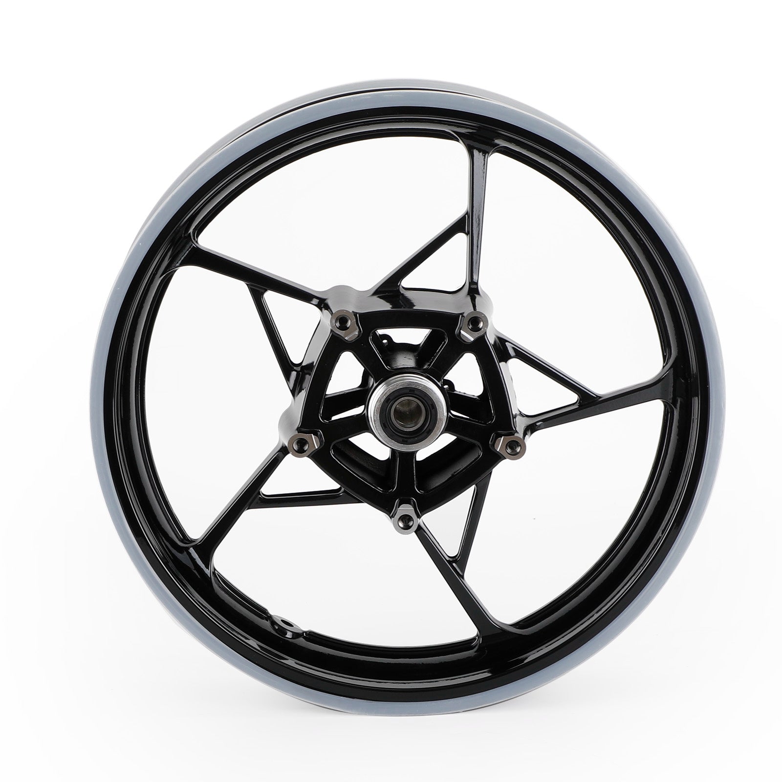 Front Wheel Rim Black For Kawasaki Z 900 ZR 900, Z 900 RS, Cafe 2017 - 2021 Generic