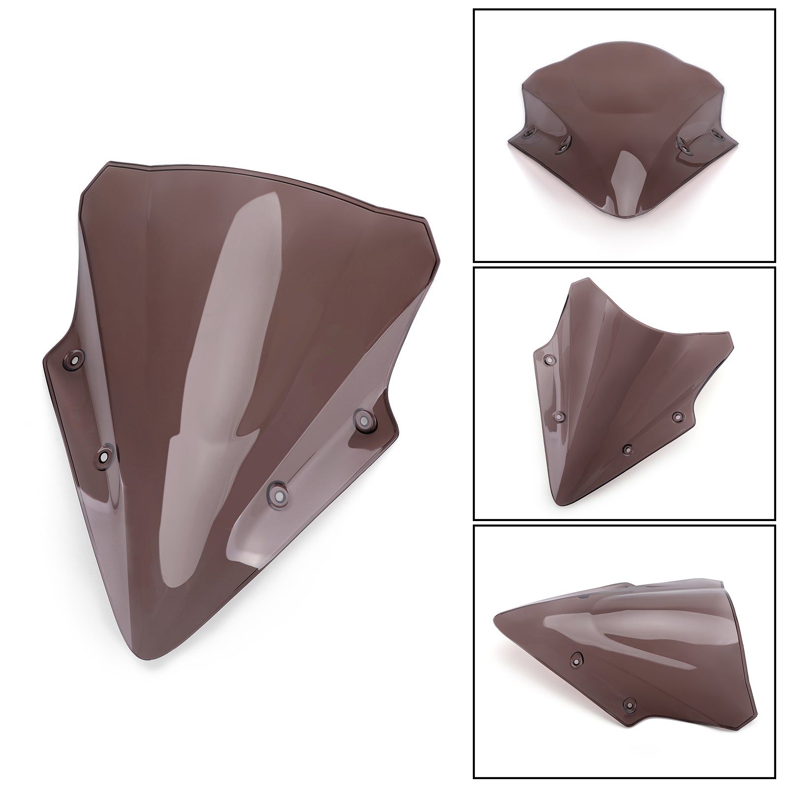 Motorcycle ABS Plastic Windshield Windscreen For KAWASAKI EX650 Ninja650 17-18 B Generic